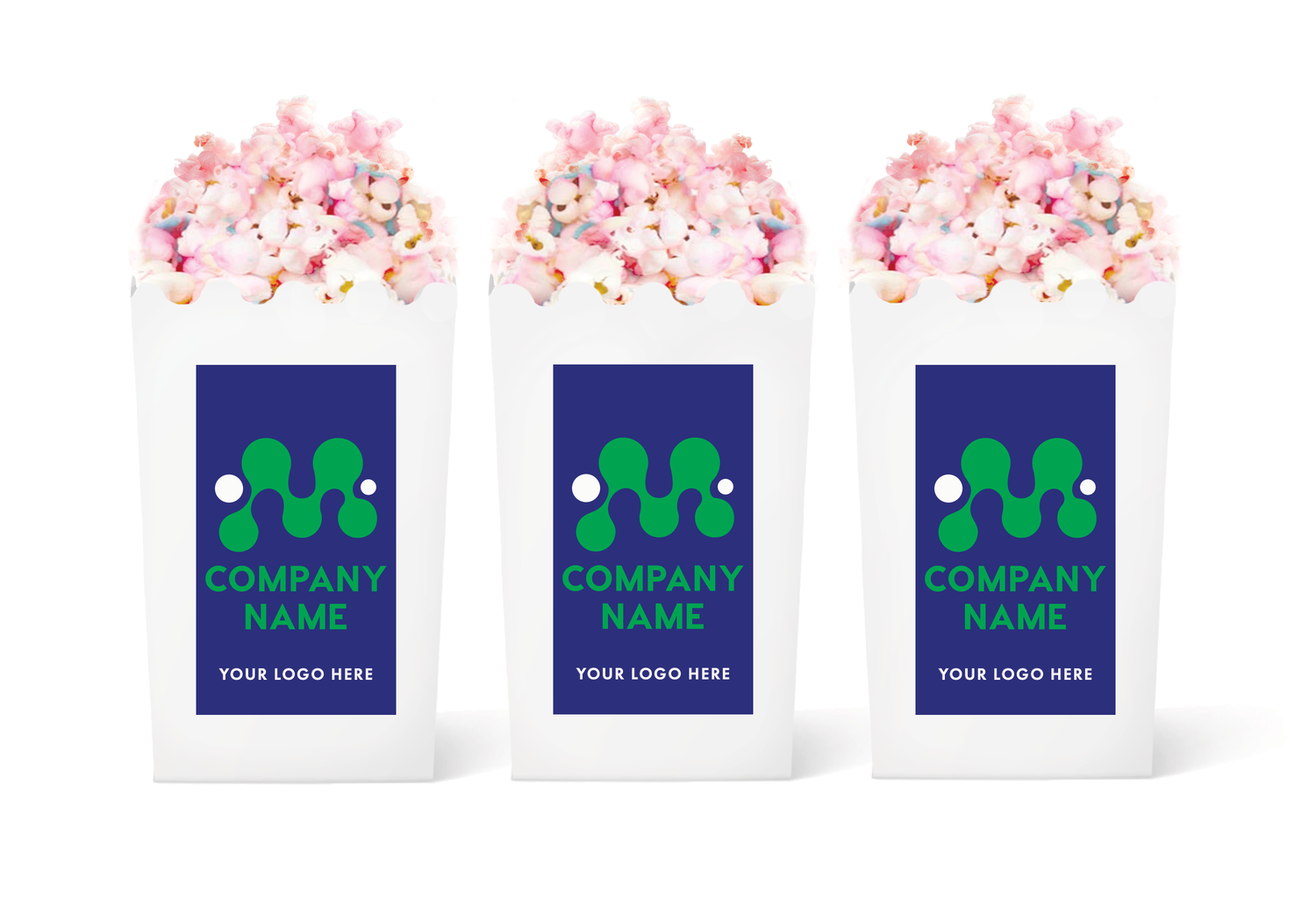 Popcorn Box – Add Your Own Logo