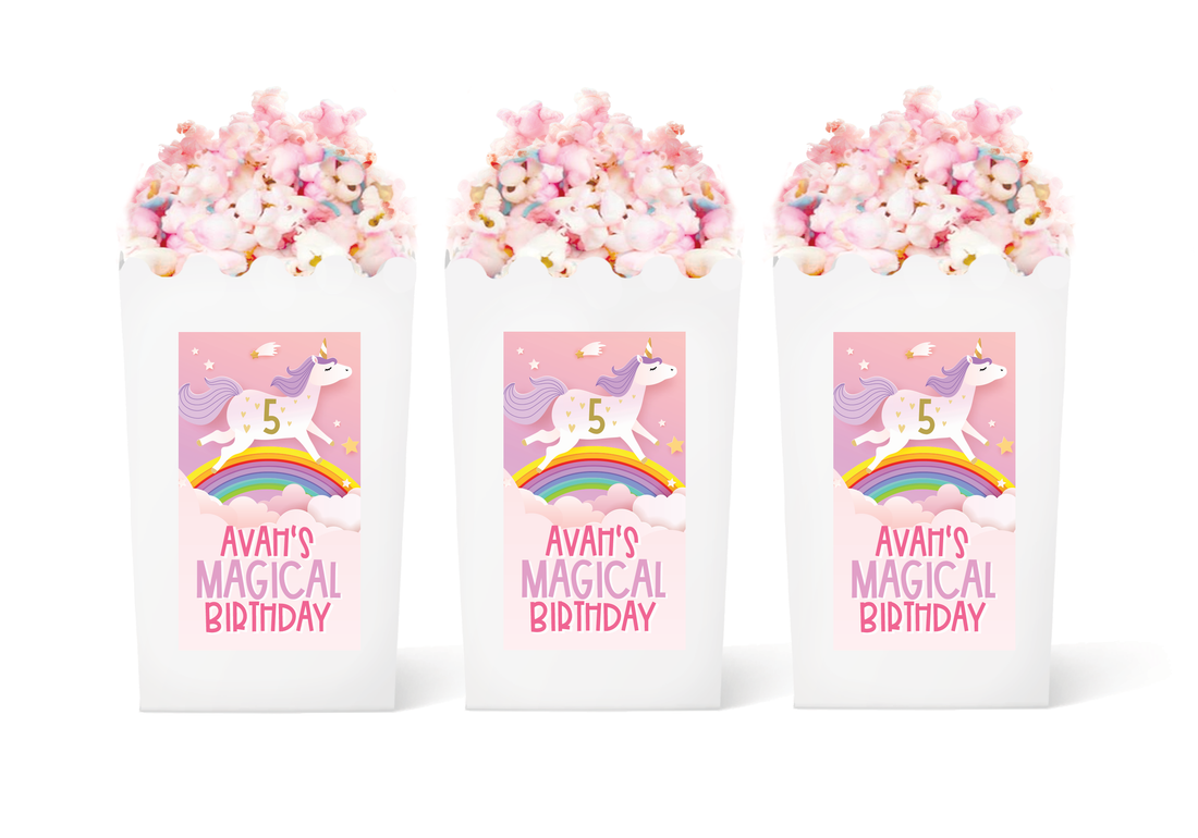 Popcorn Box – Unicorn