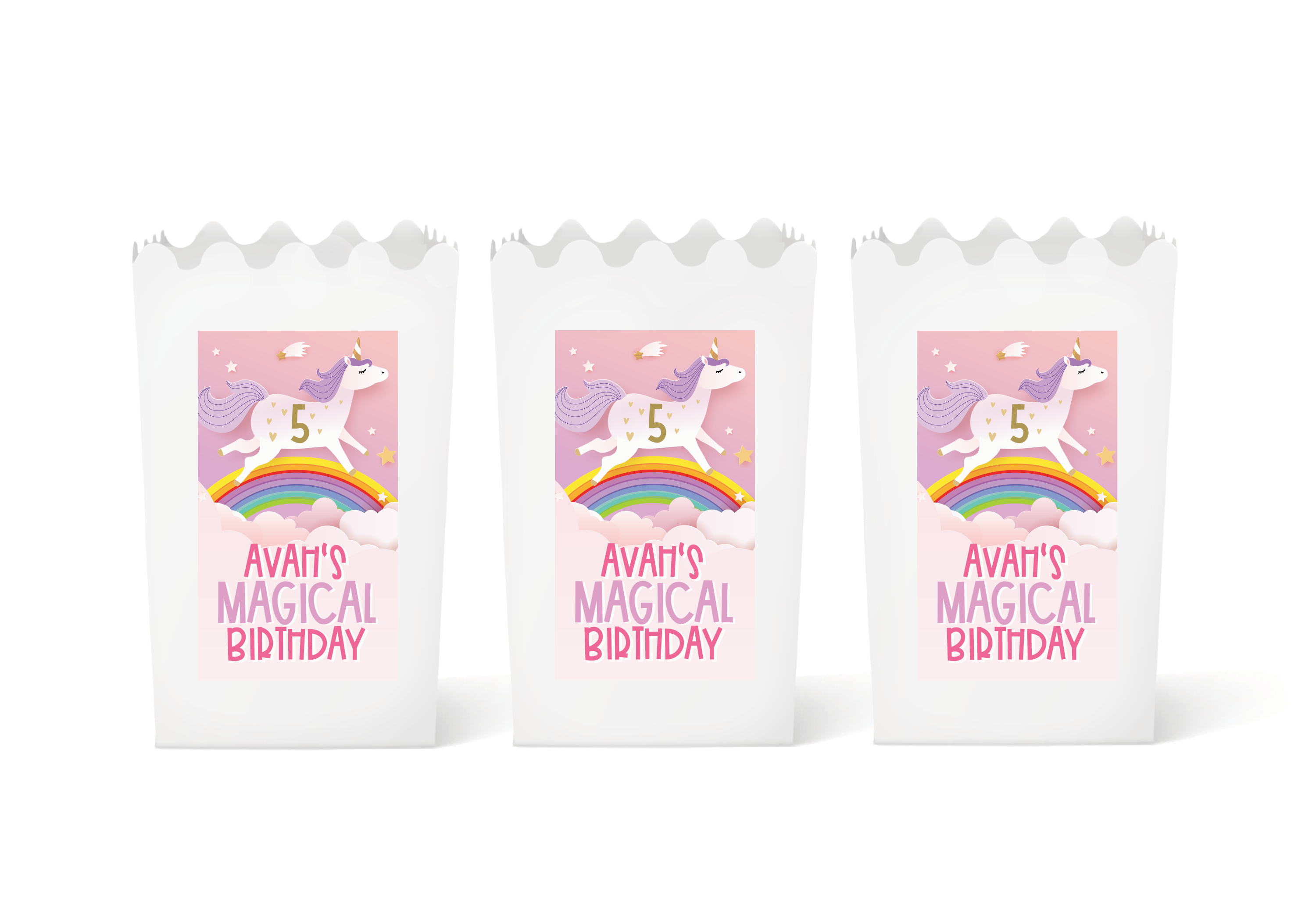 Popcorn Box – Unicorn