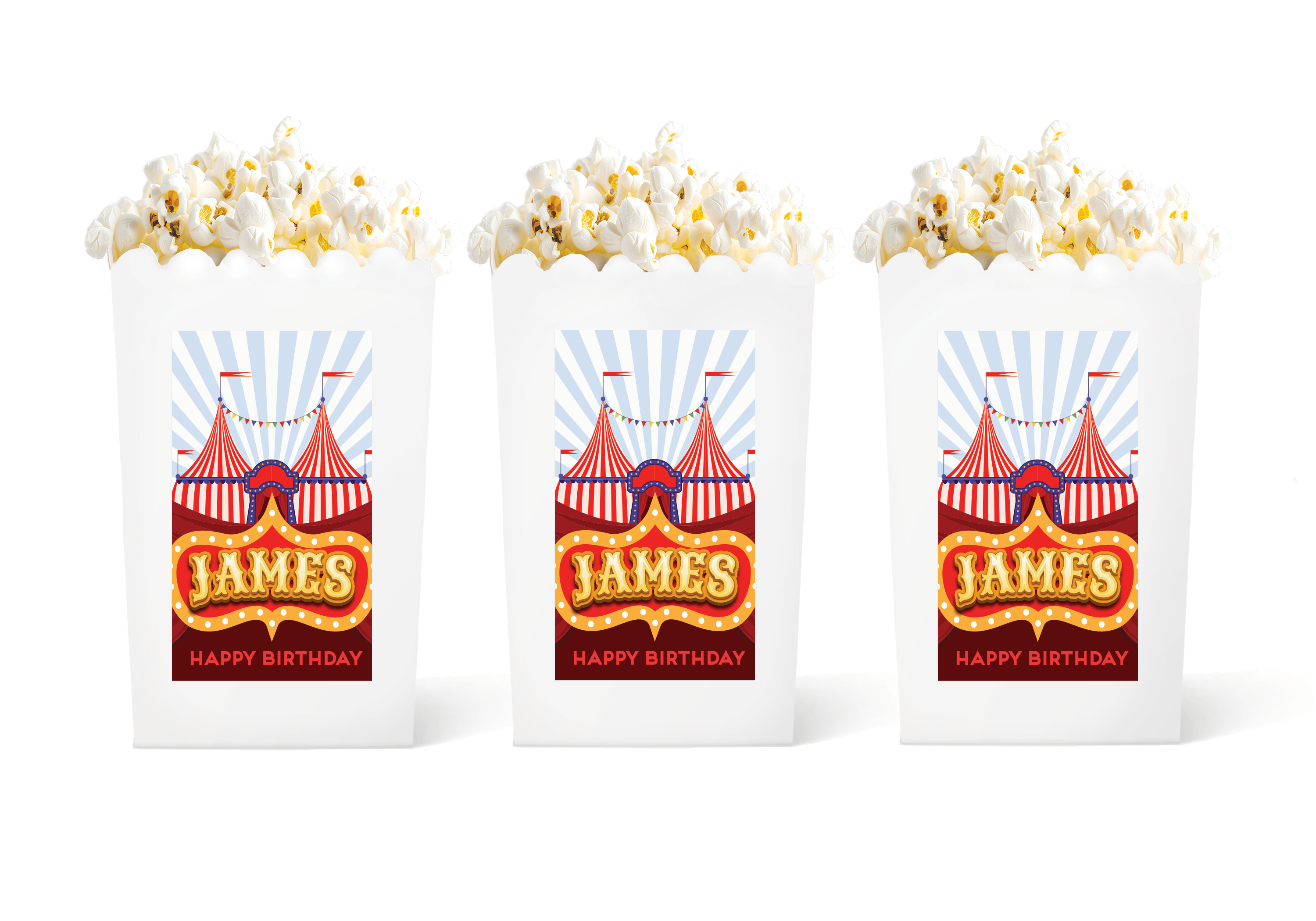Popcorn Box – Carnival Name