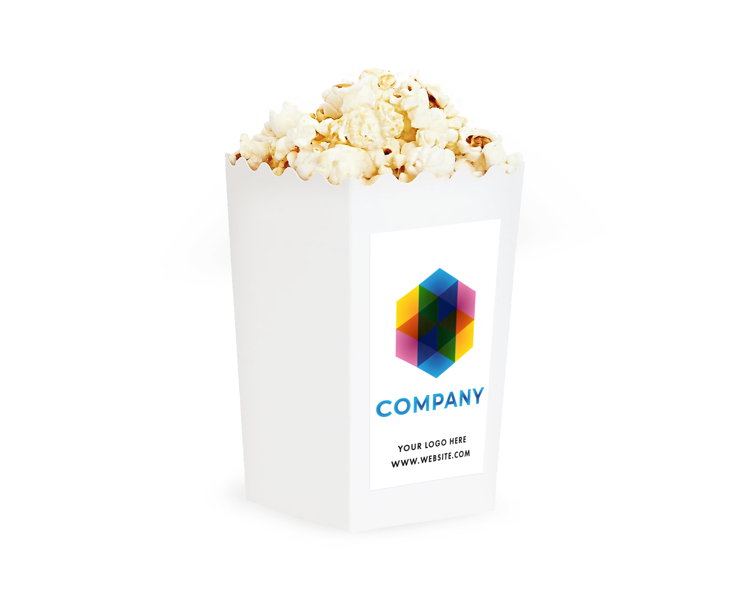Popcorn Box – Add Your Own Logo