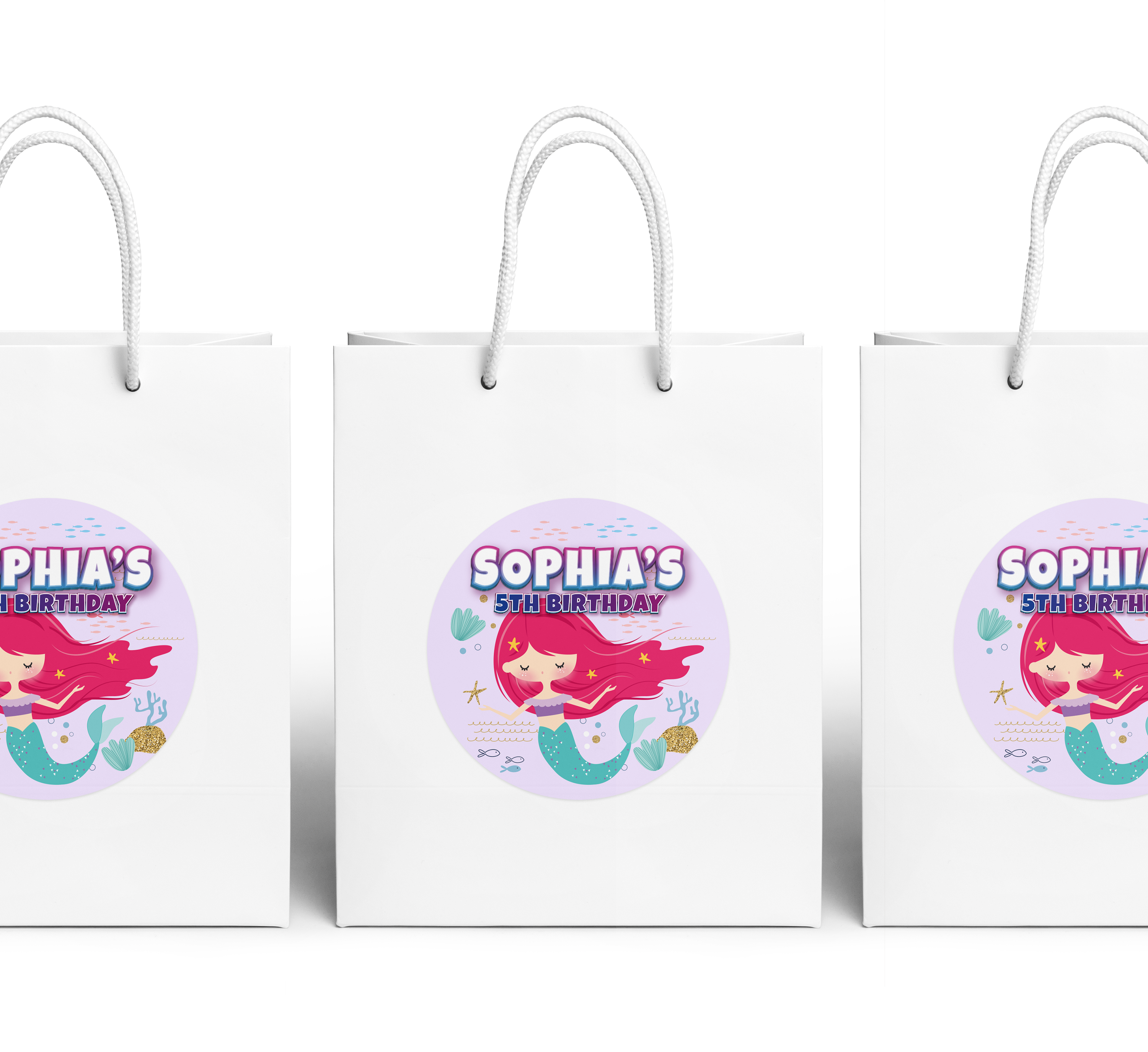 Gift Bag – Purple Mermaid