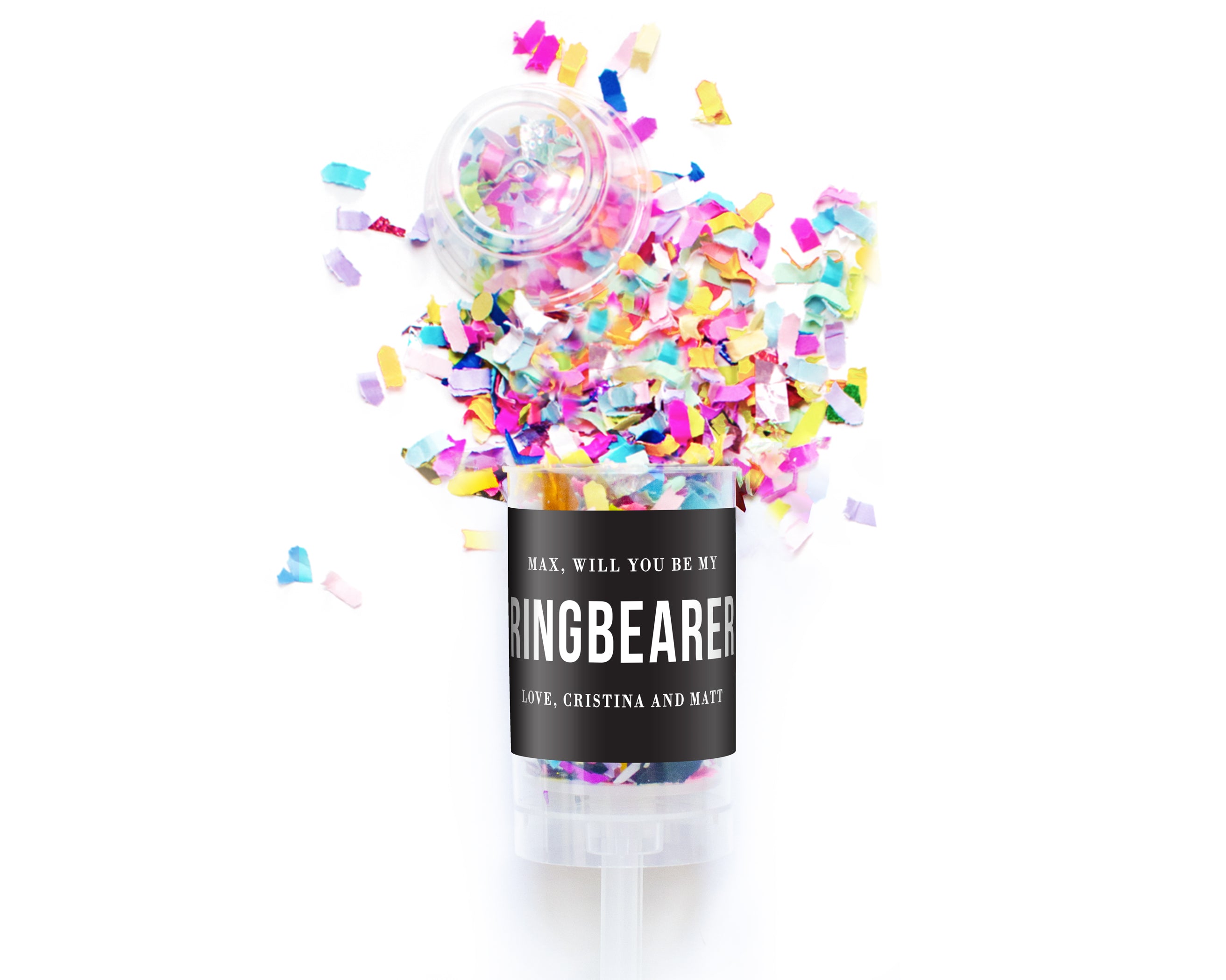 Confetti Poppers – Will You Be Our Ring Bearer
