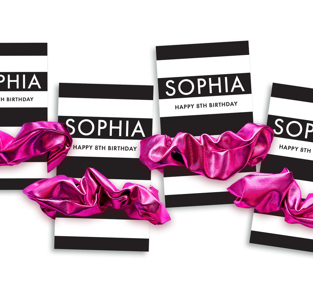 Scrunchies – Glam Spa Birthday
