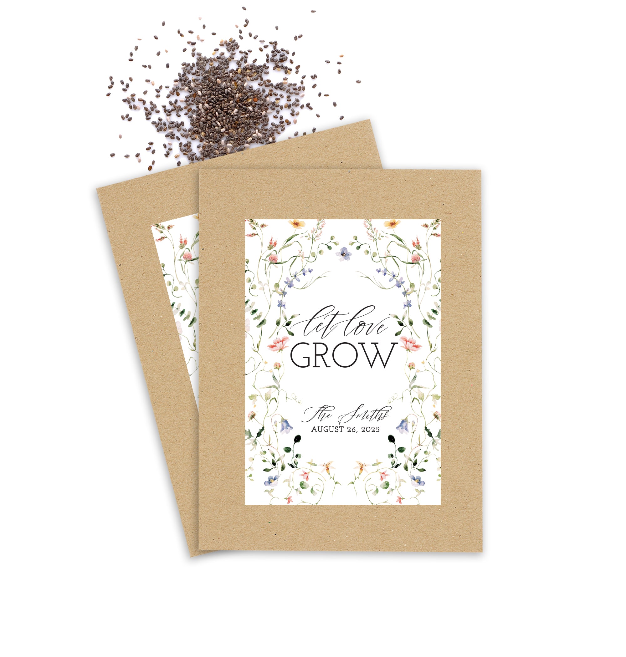 Seed Packets – Let Love Grow Floral