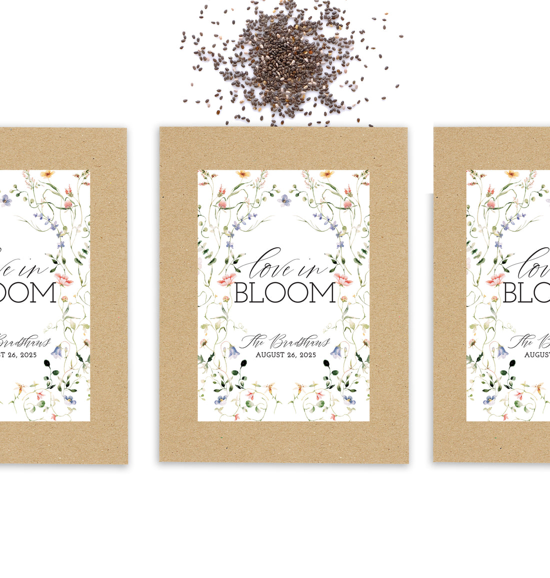 Seed Packets – Love In Bloom Floral Frame