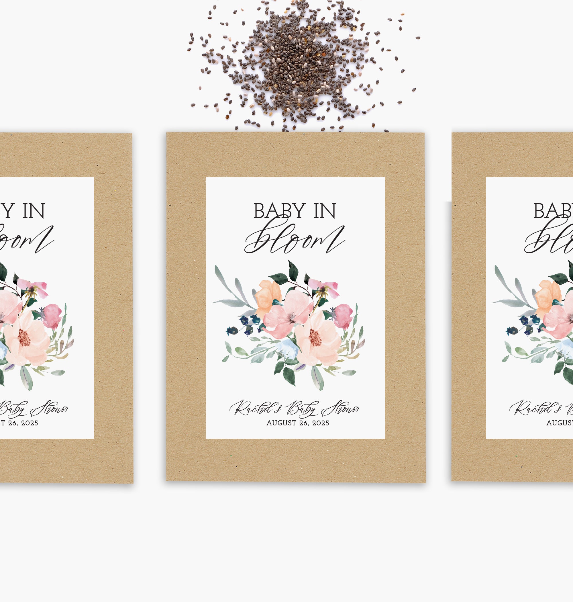 Seed Packets – Baby In Bloom Watercolor