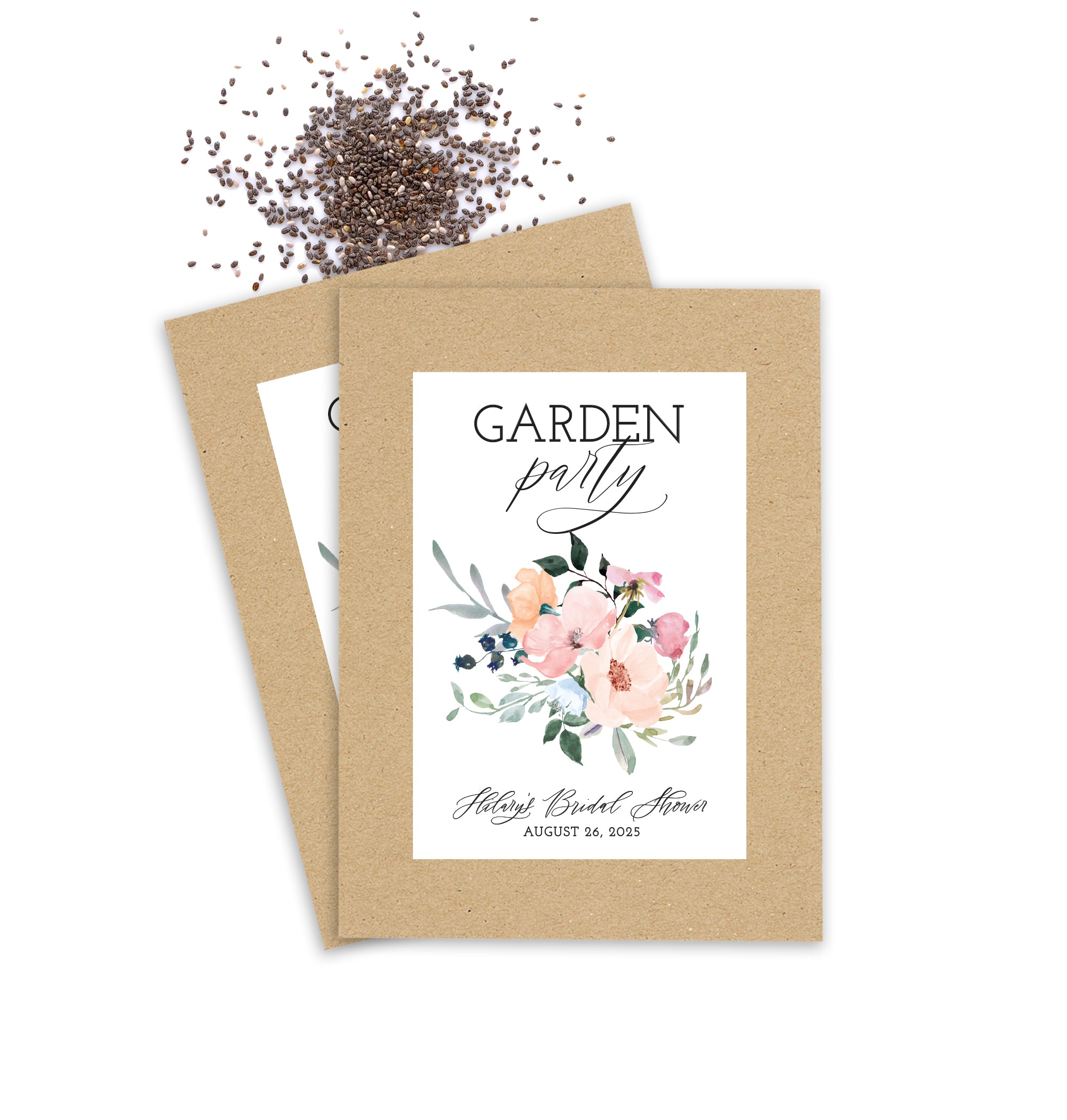Seed Packets – Garden Party Watercolor