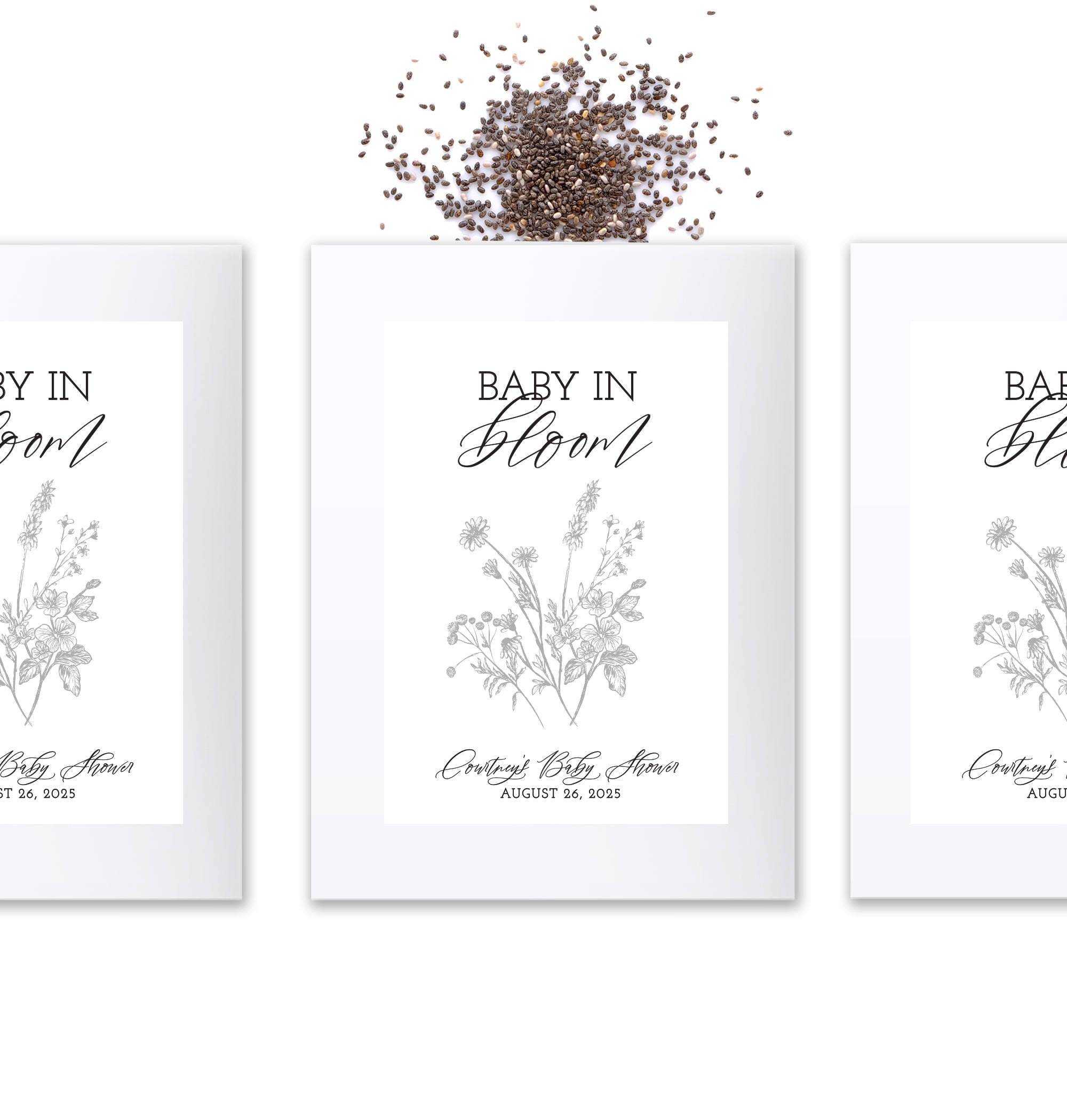 Seed Packets – Baby In Bloom Etched