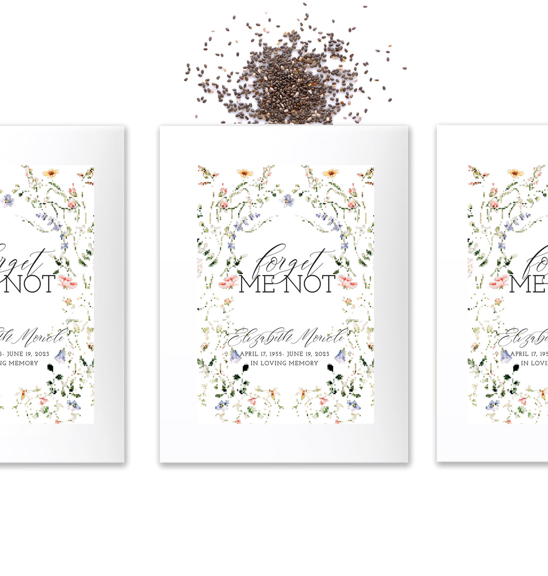 Seed Packets – Forget Me Not Floral