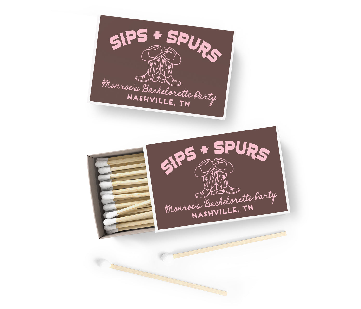 Matches – Custom Text – Western