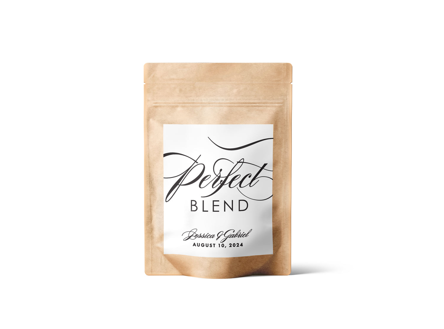 Coffee Bag – The Perfect Blend - Calligraphy