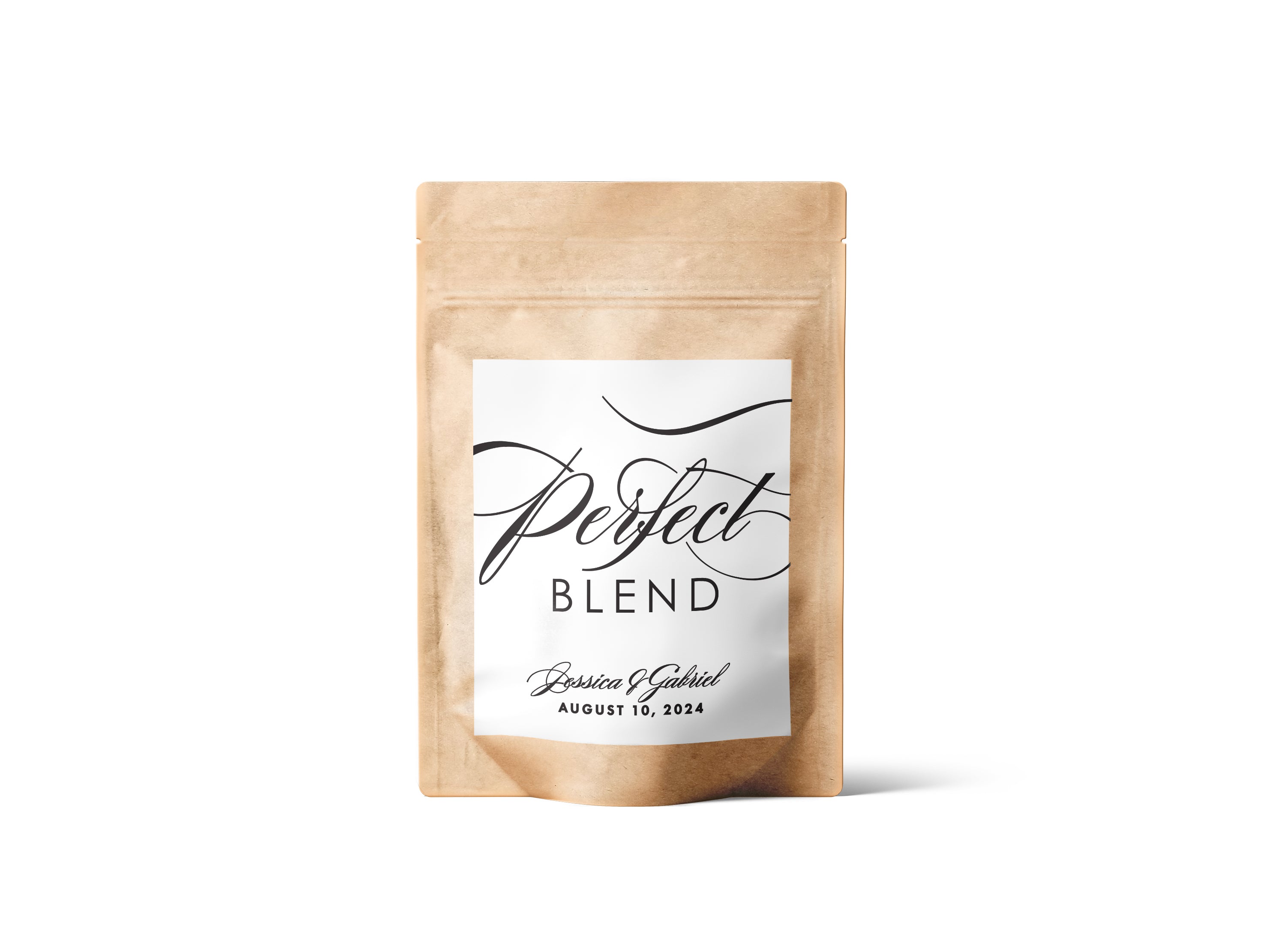 Coffee Bag – The Perfect Blend - Calligraphy