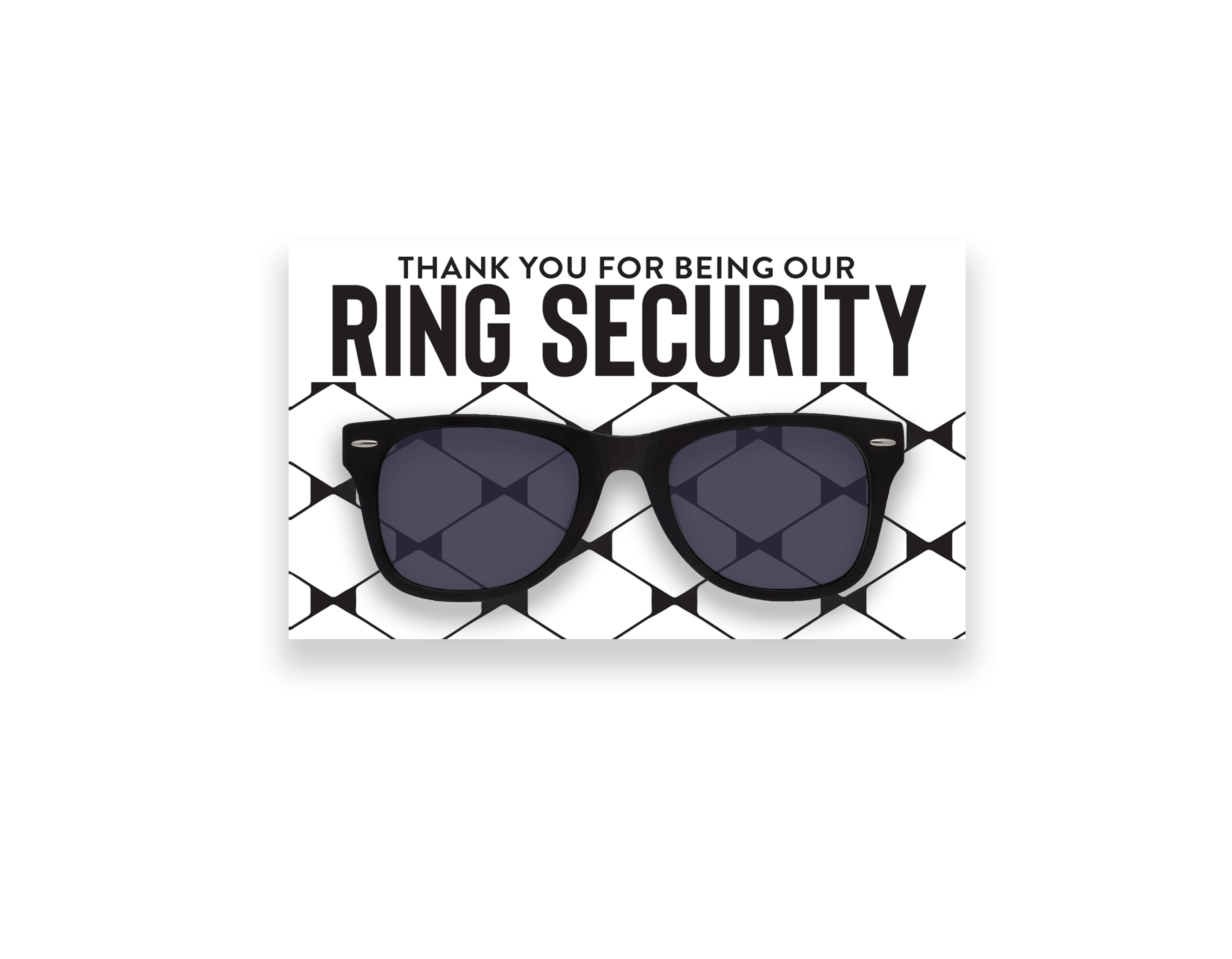 Sunglasses – Thank You Ring Security