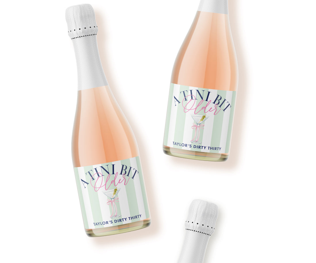 Champagne Labels – A Tini Bit Older Green