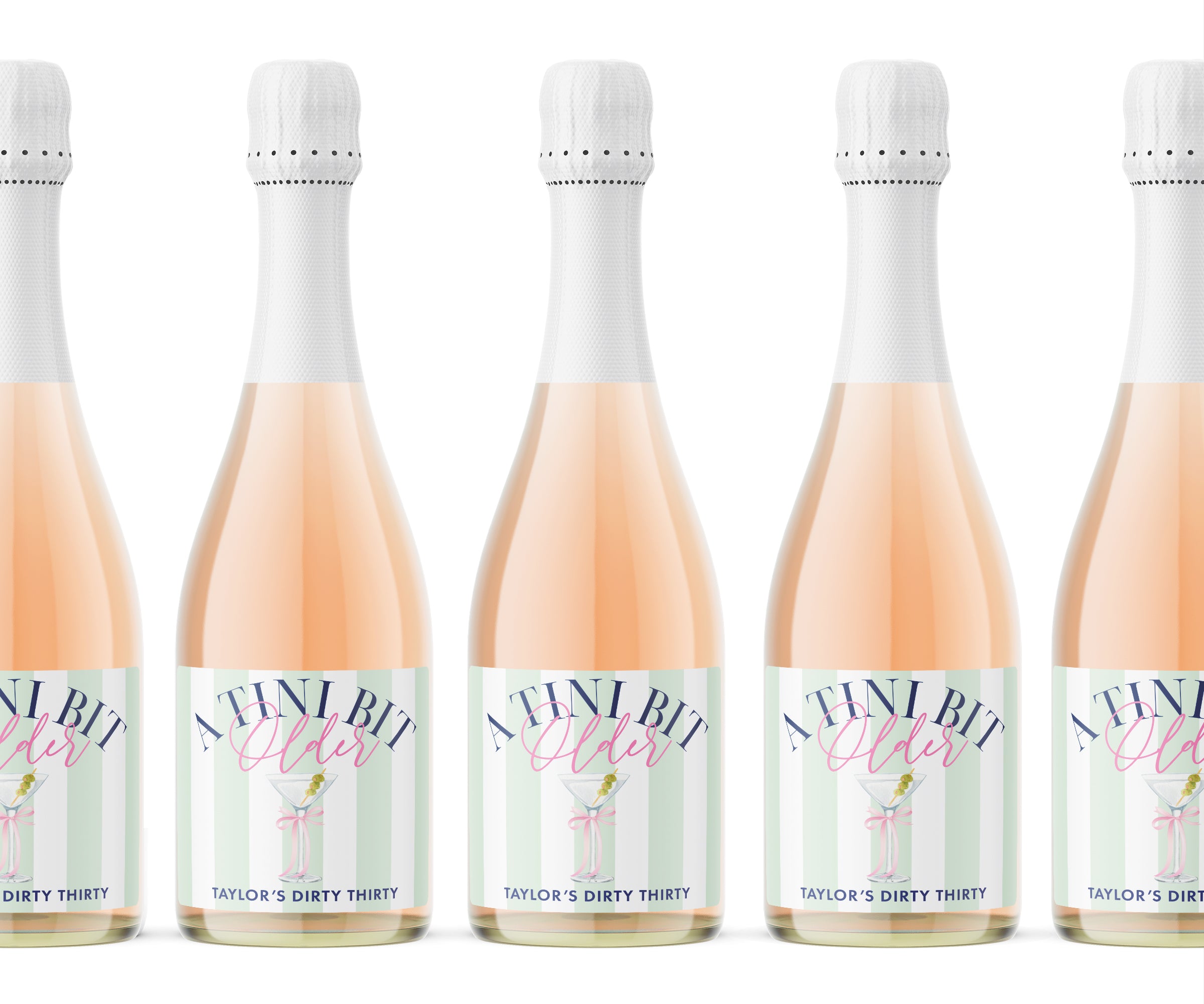 Champagne Labels – A Tini Bit Older Green
