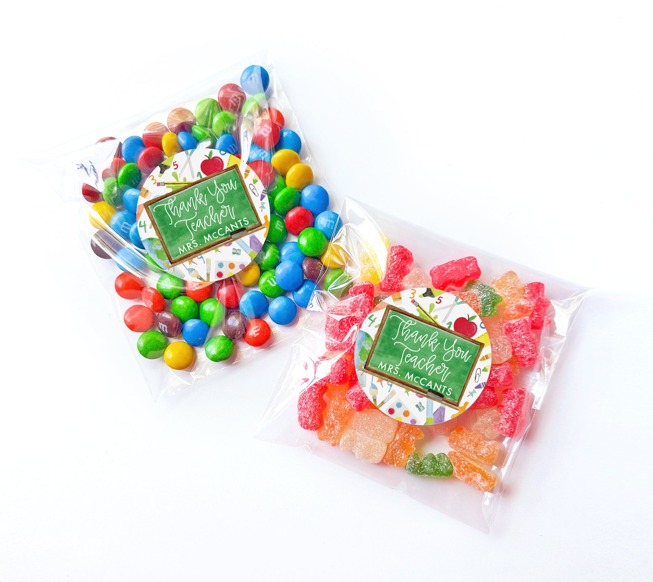 Favor Bags – Thank You Teacher Chalkboard