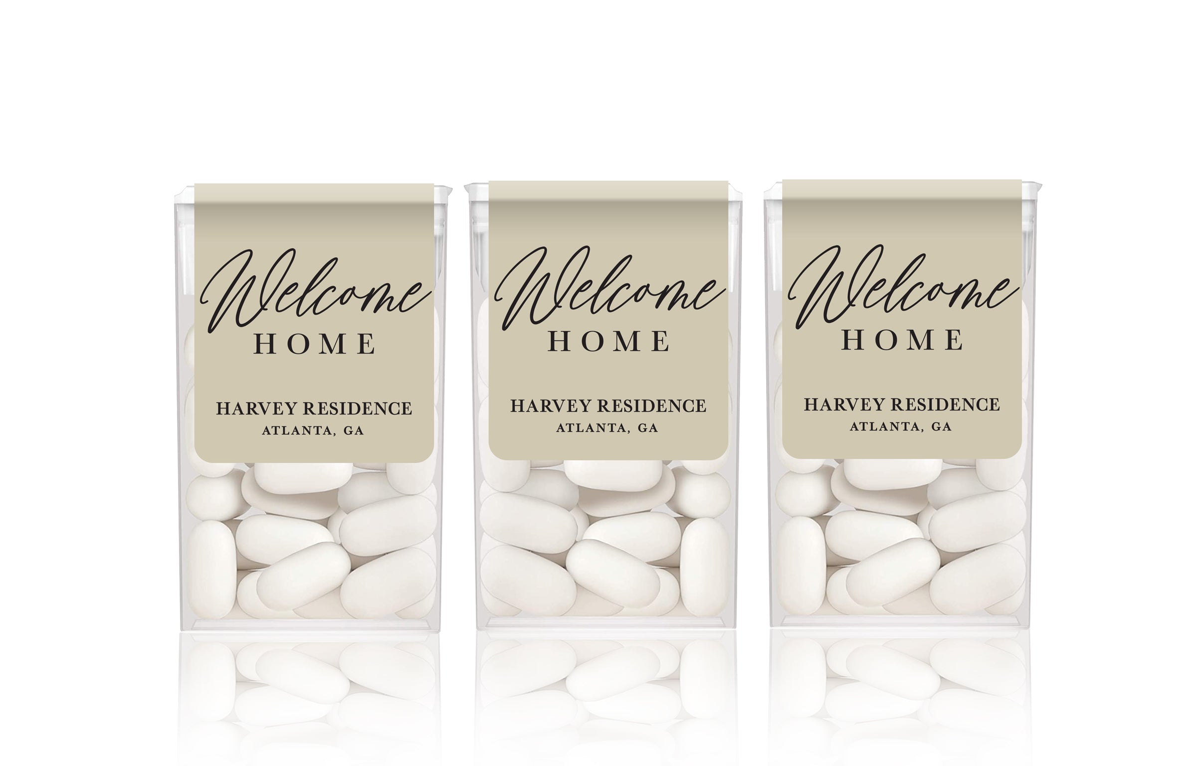 Tic-Tac Labels – Welcome Home