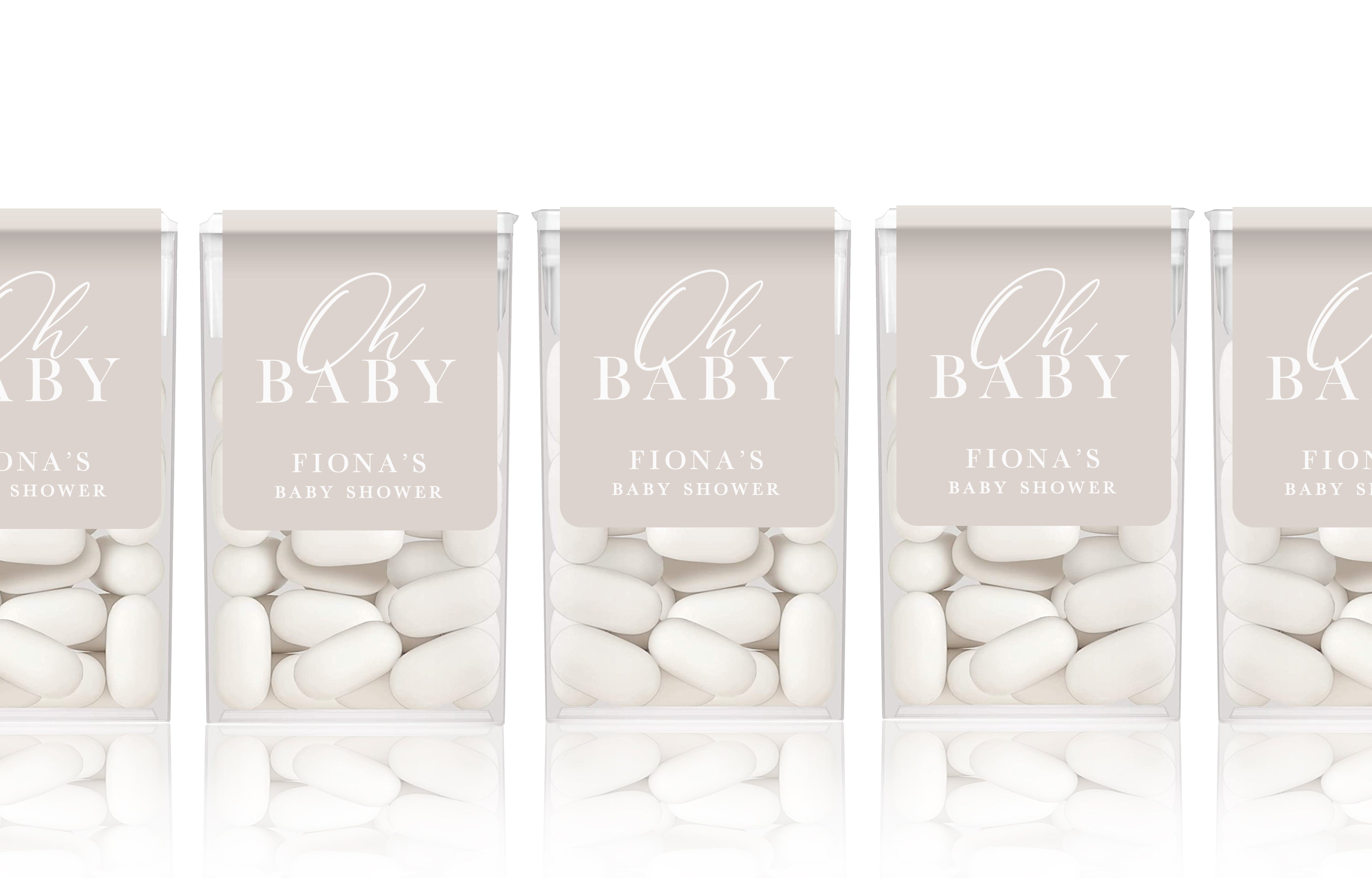Tic-Tac Labels – Oh Baby