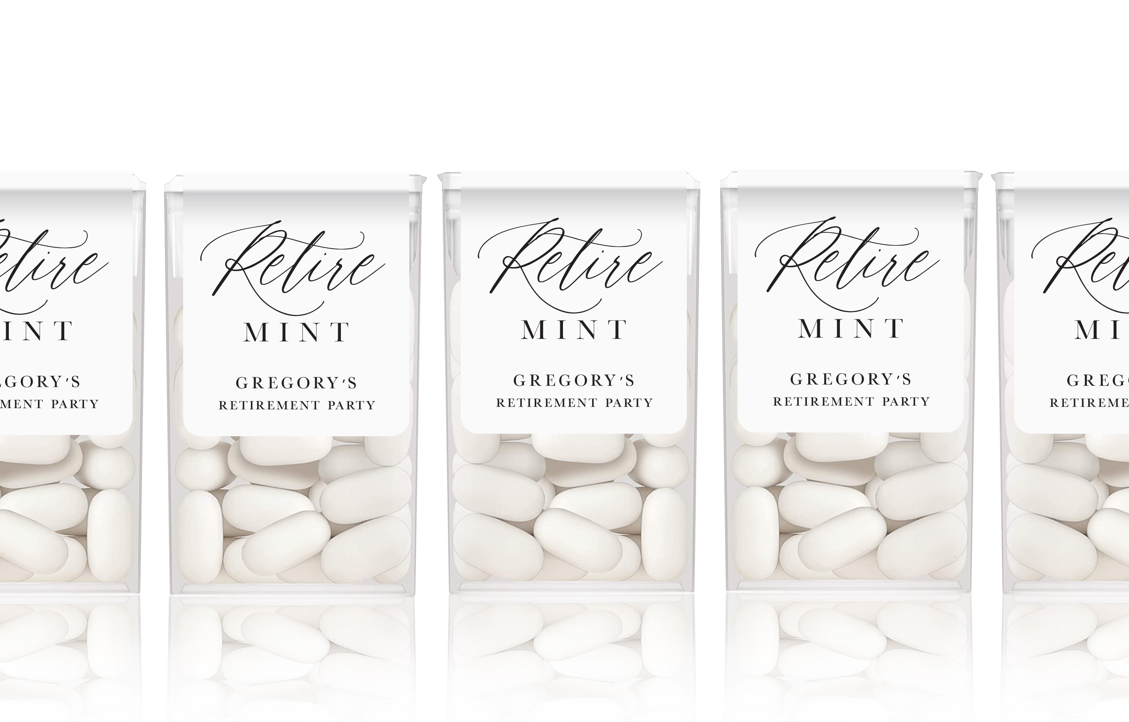 Tic-Tac Labels – Retire Mint
