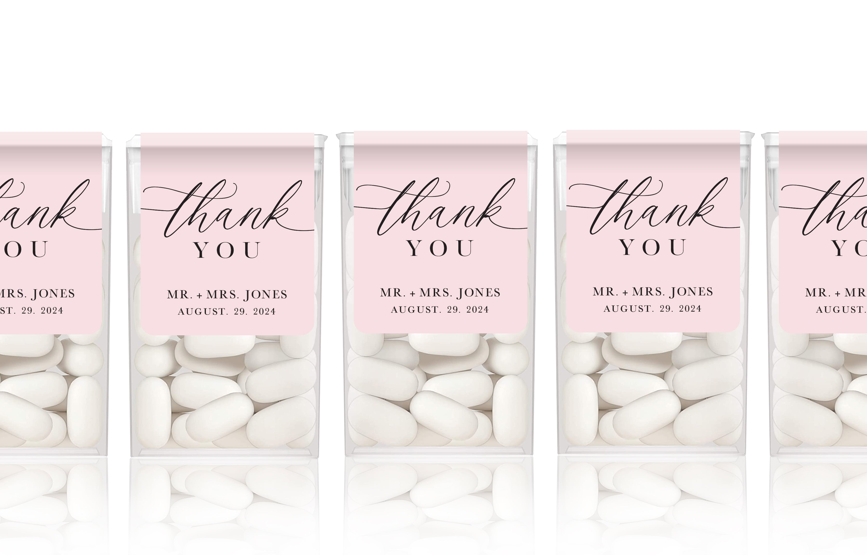 Tic-Tac Labels – Thank You