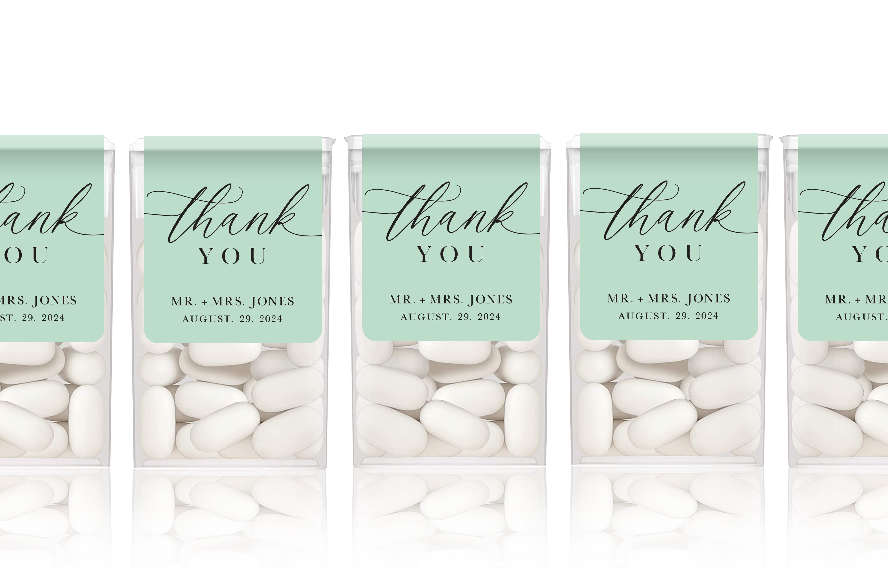 Tic-Tac Labels – Thank You