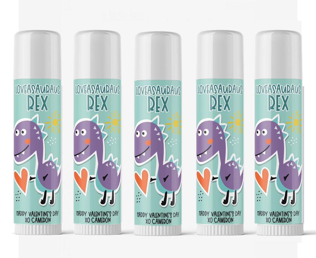 Lip Balm – Valentine Purple Dino