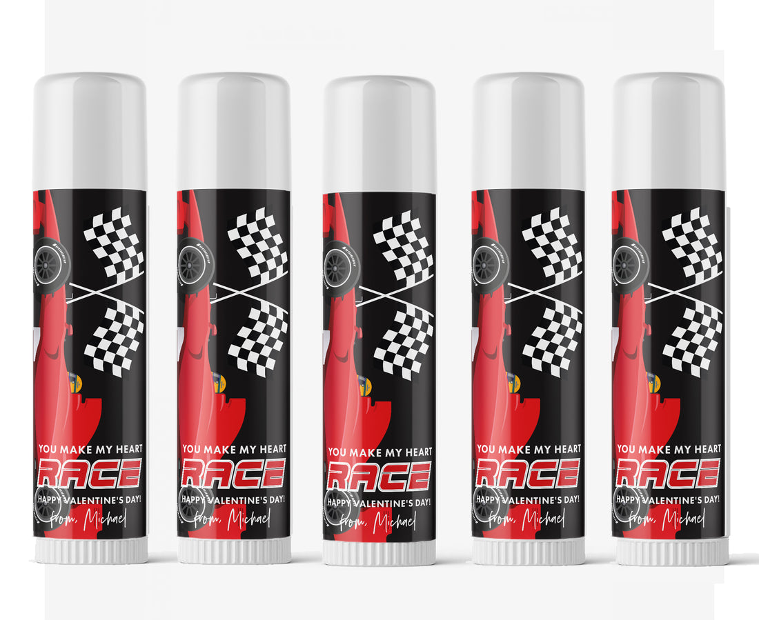 Lip Balm – Valentine Race Car
