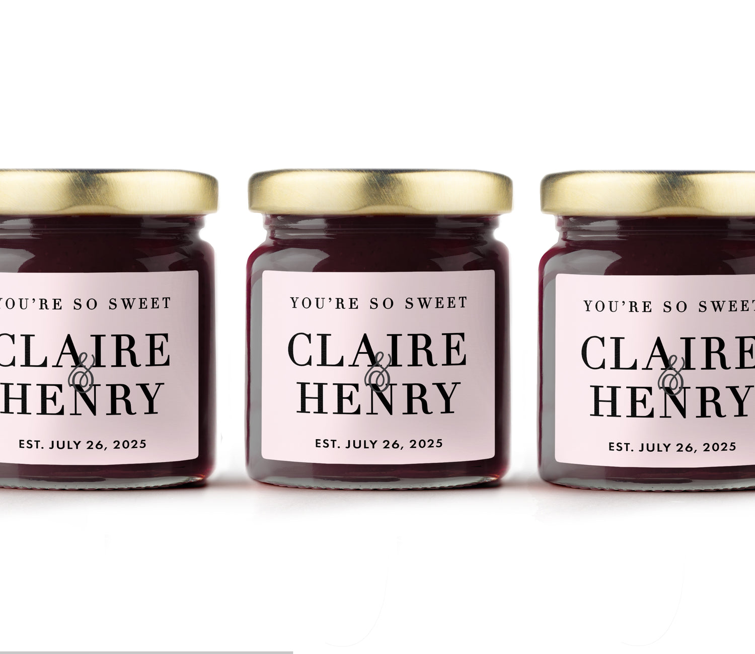 Blueberry Jam - Wedding Favor