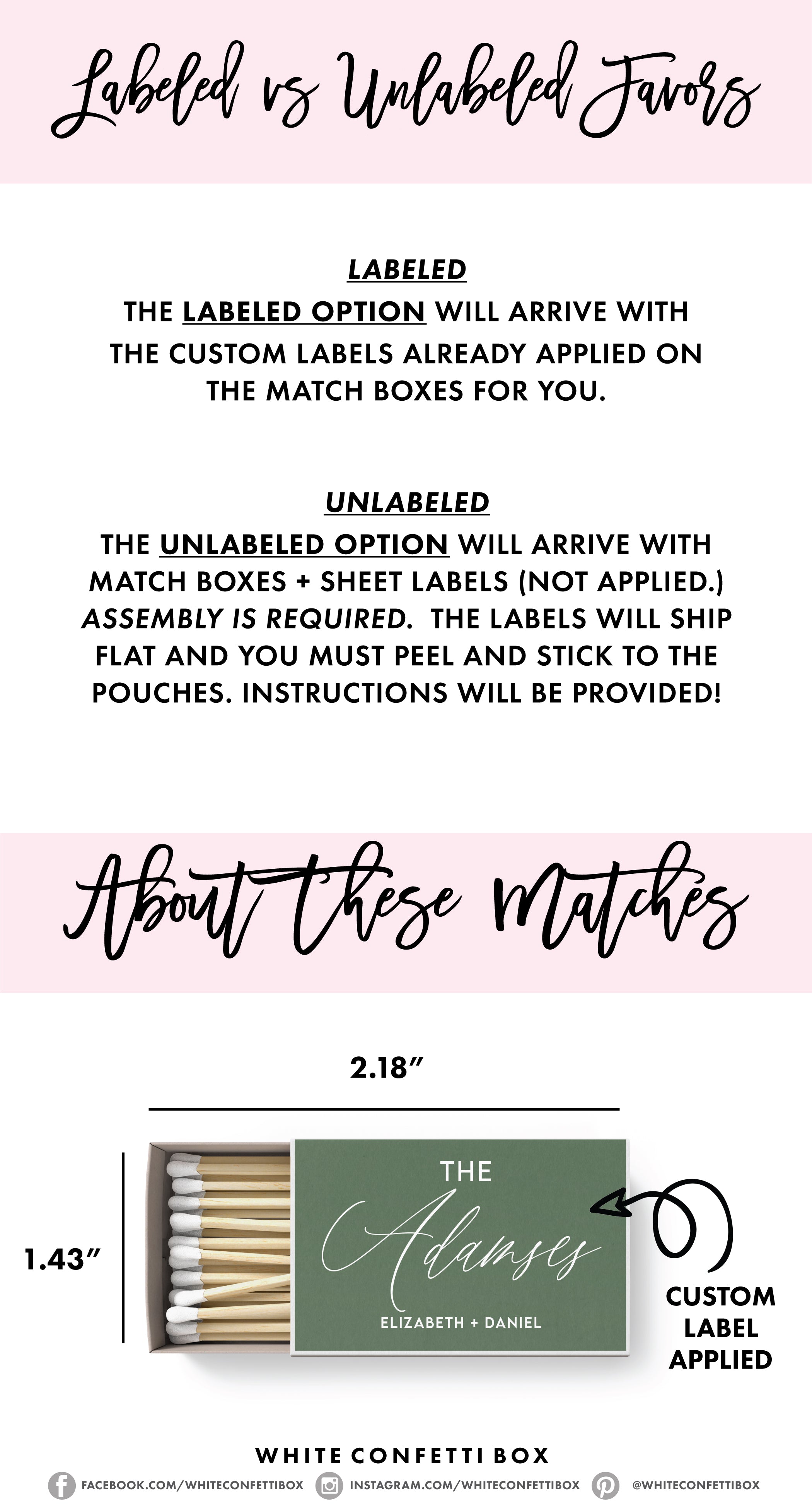Matches – Mr. & Mrs. Last Name