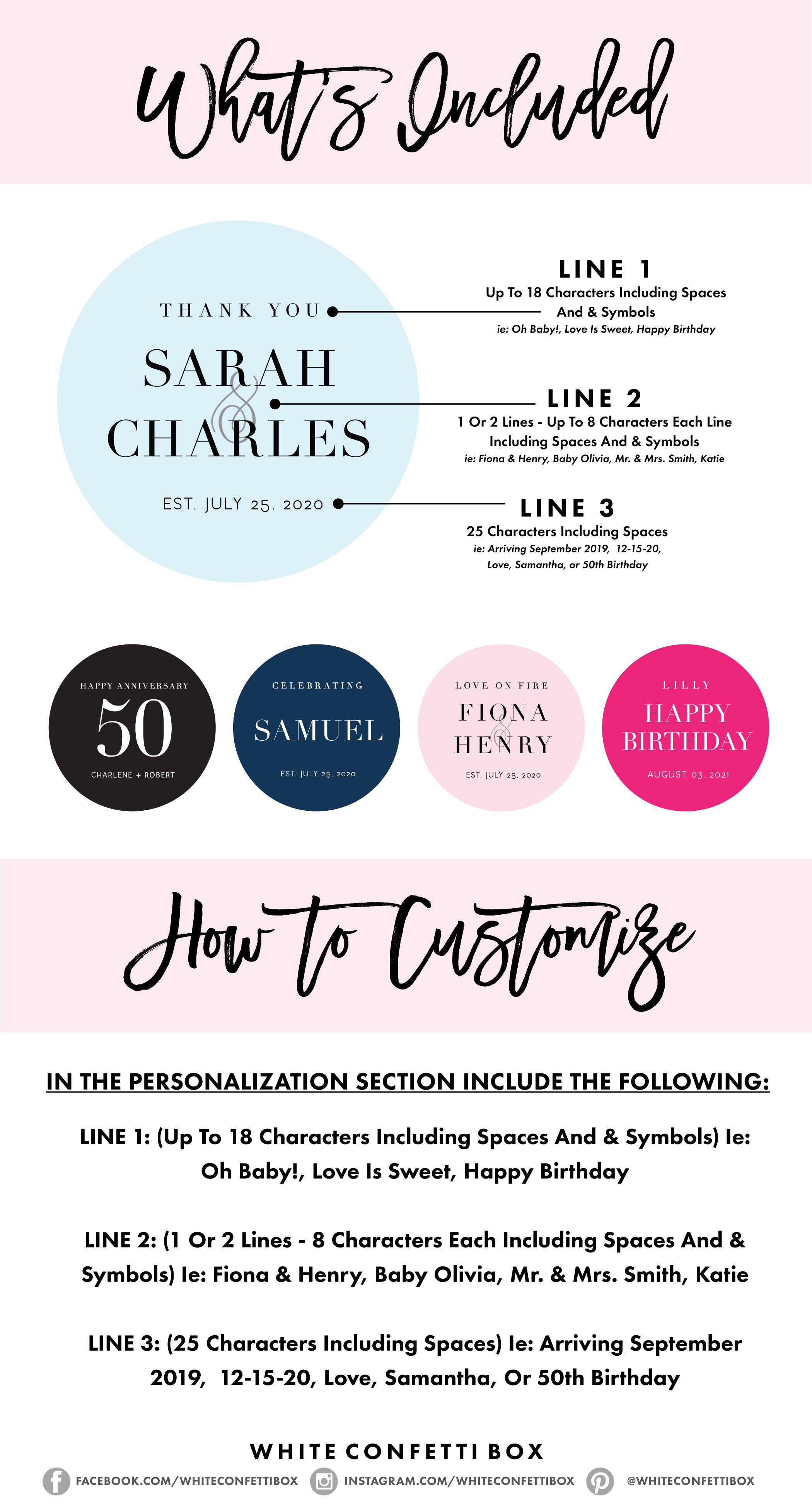 Candles – First Names
