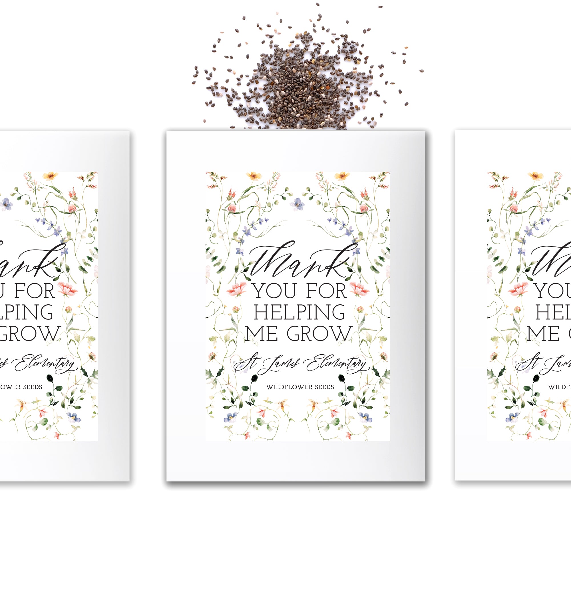 Seed Packets – Helping Me Grow – Floral