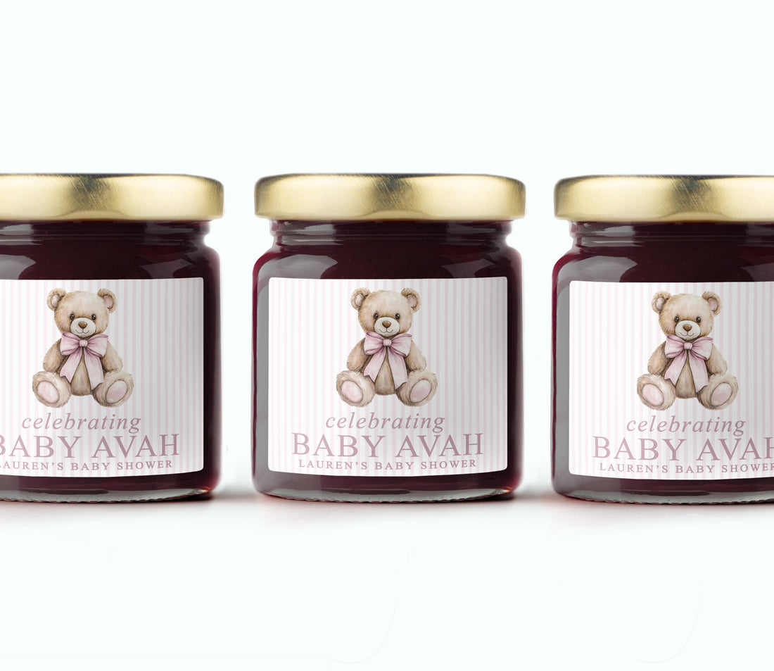 Blueberry Jam - Elegant Bear - Pink
