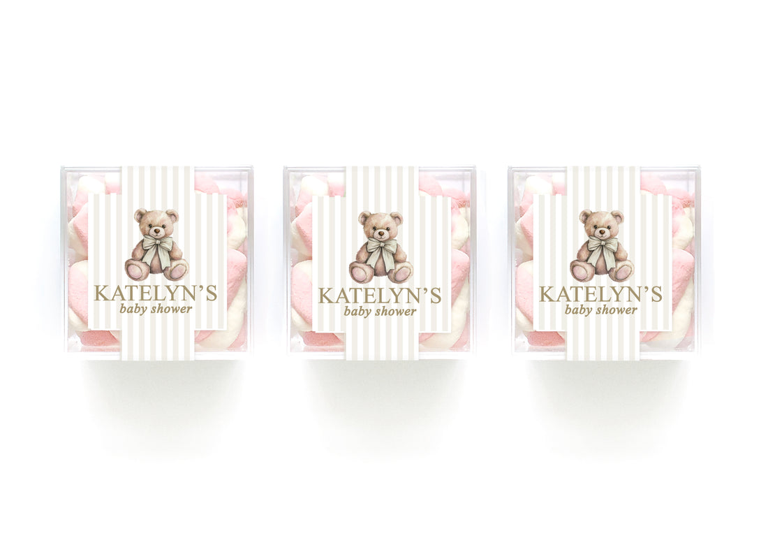 Clear Cubes – Elegant Bear - Beige