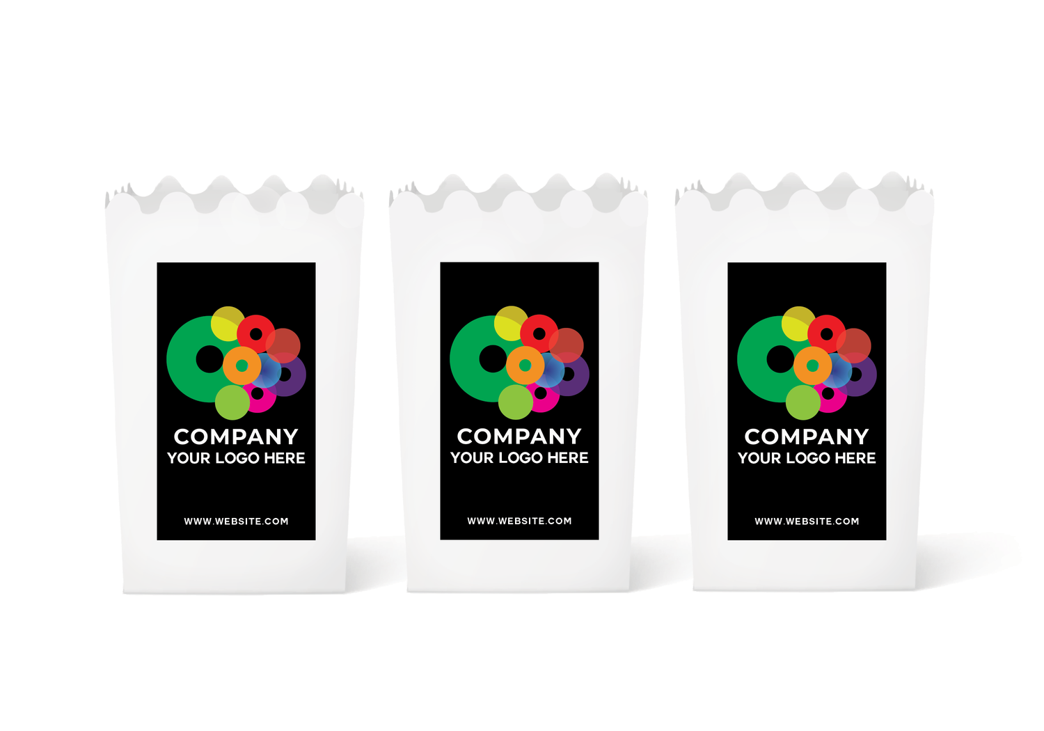 Popcorn Box – Add Your Own Logo