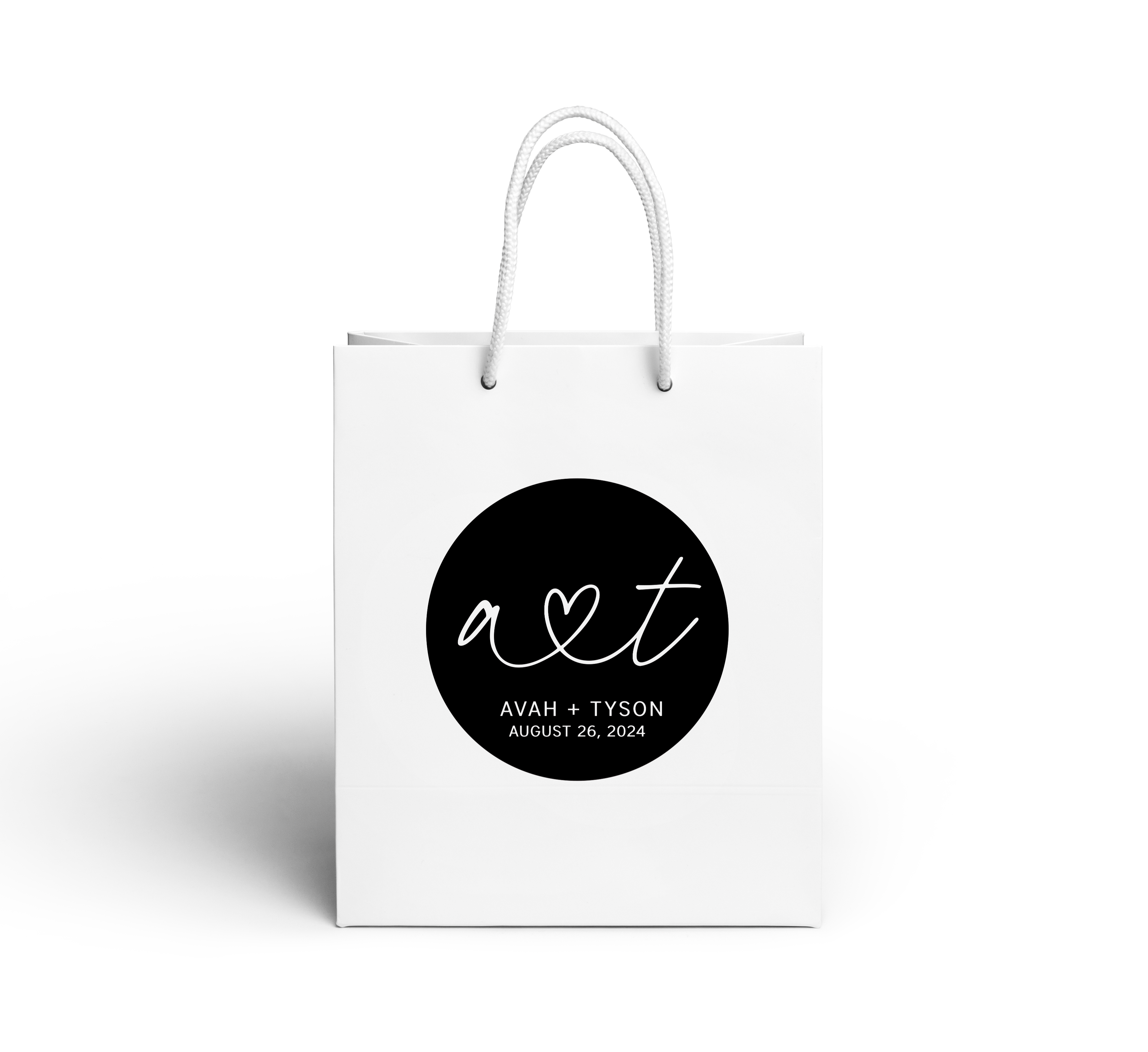Gift Bag – Heart Initials