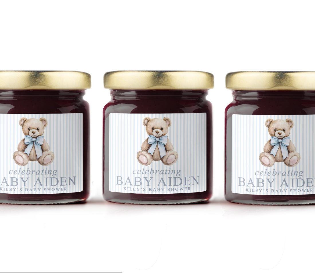 Blueberry Jam - Elegant Bear - Blue