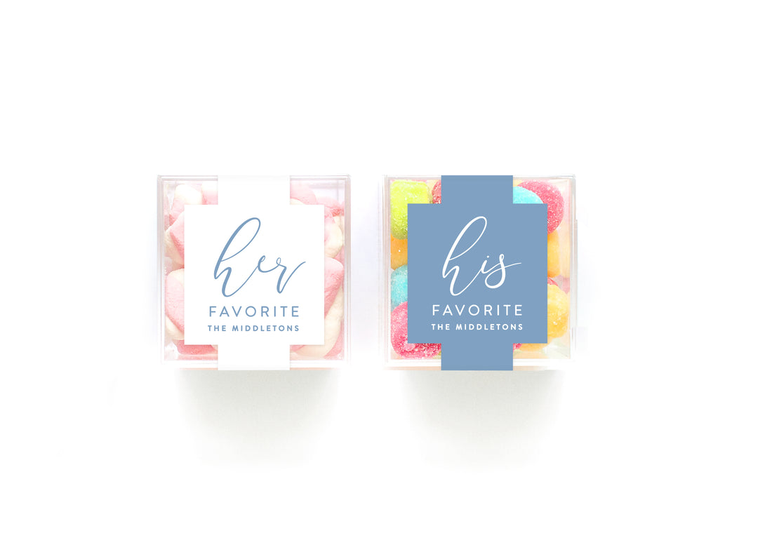 Clear Cubes – His & Hers