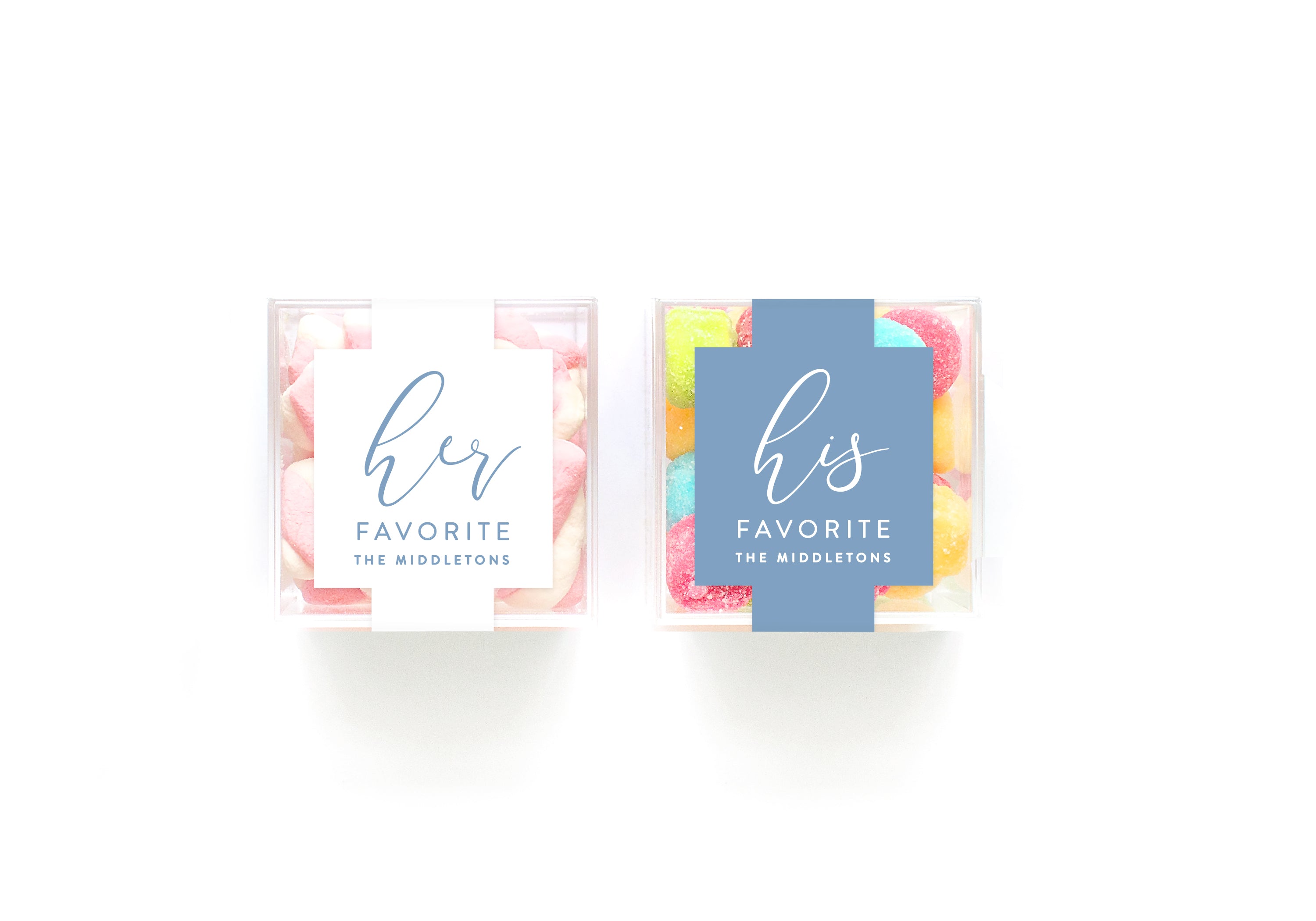 Clear Cubes – His & Hers