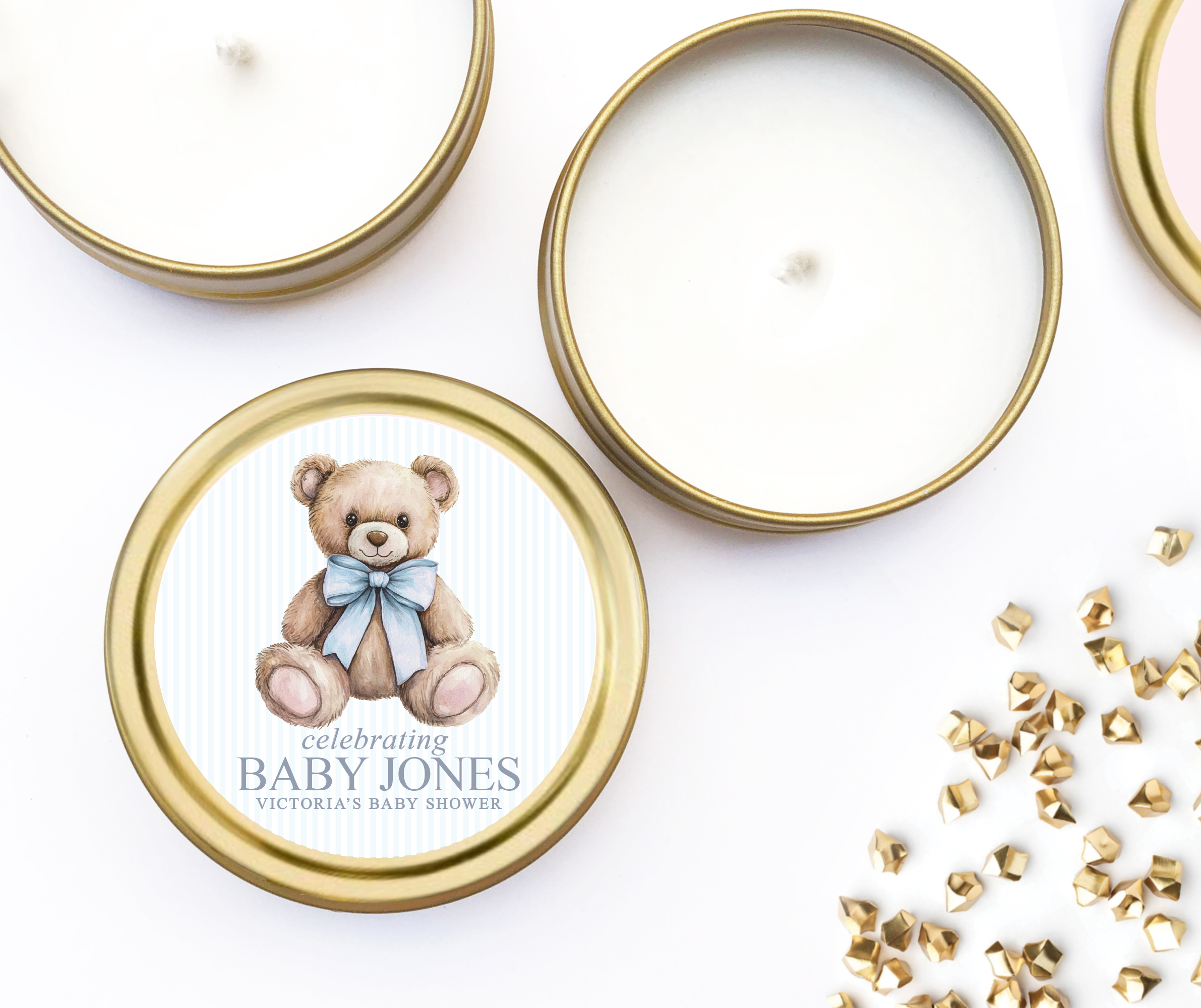 Candles – Elegant Bear – Blue