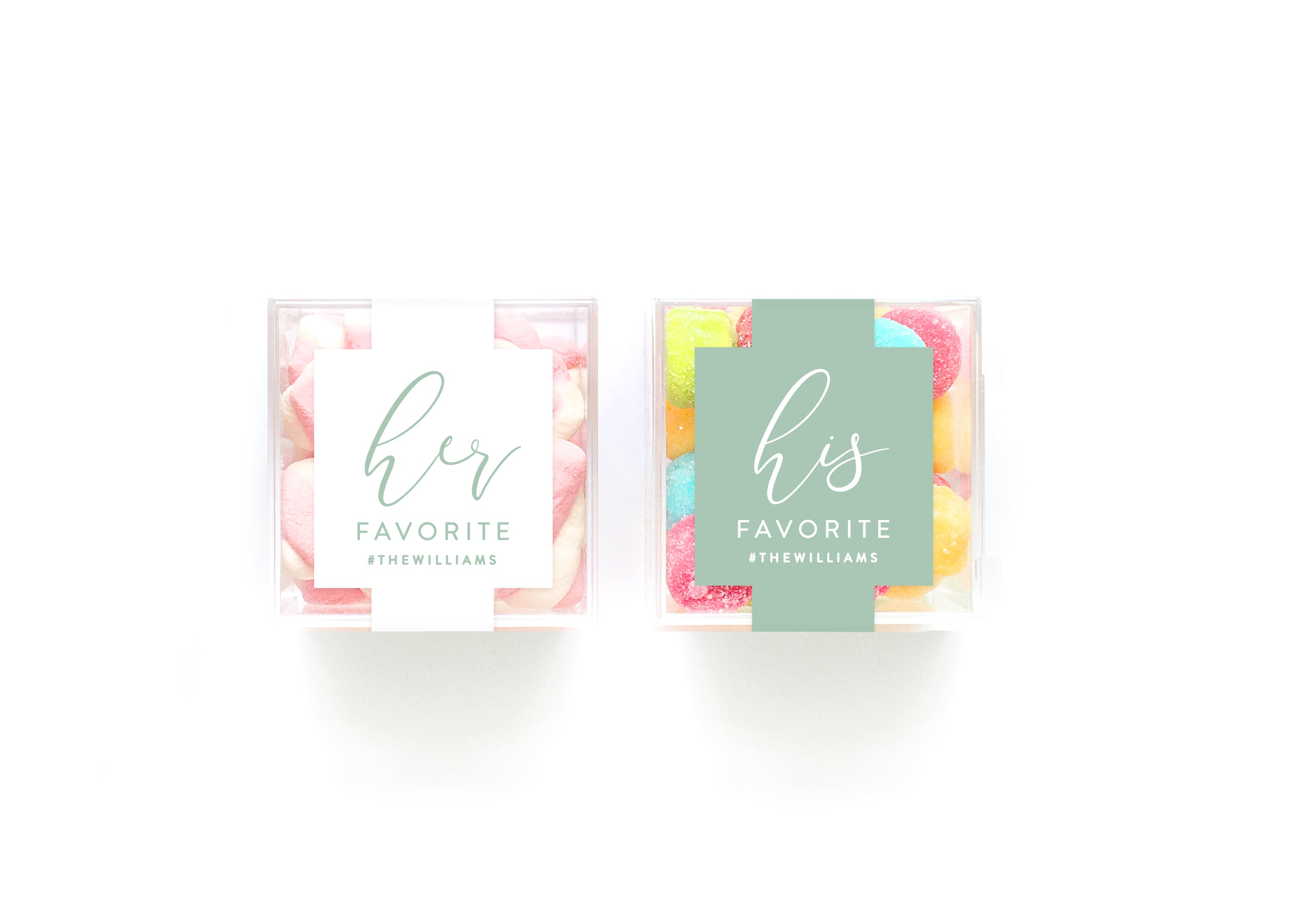 Clear Cubes – His & Hers