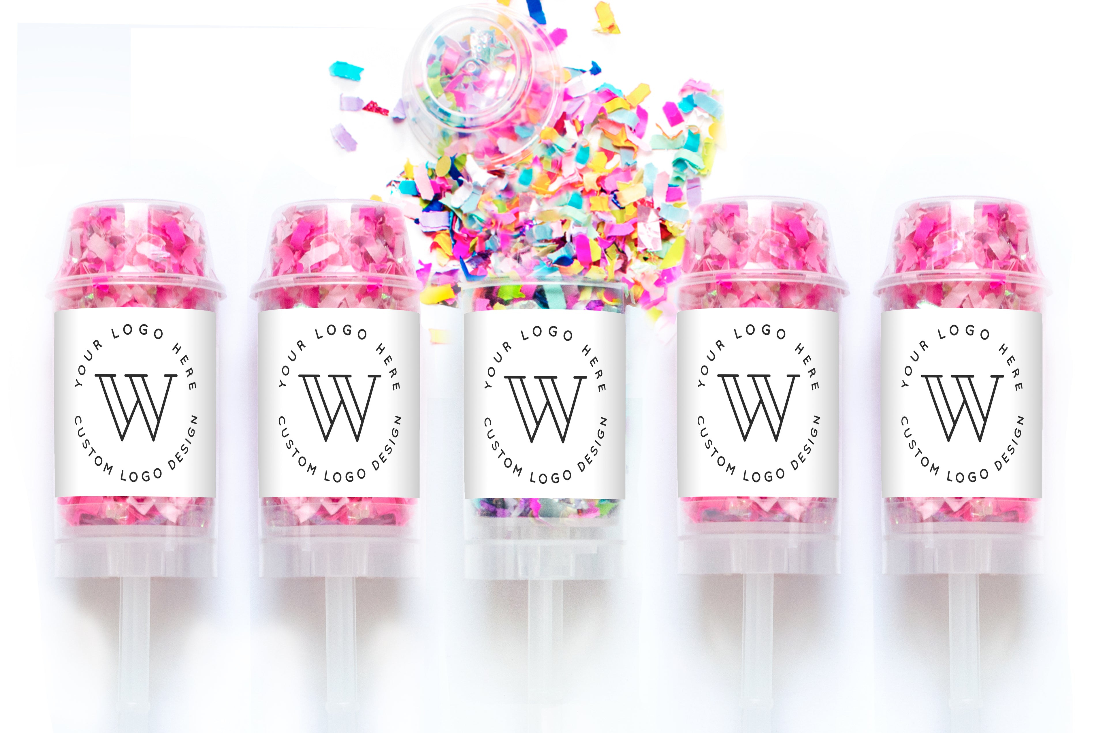 Confetti Poppers – Add Your Own Logo