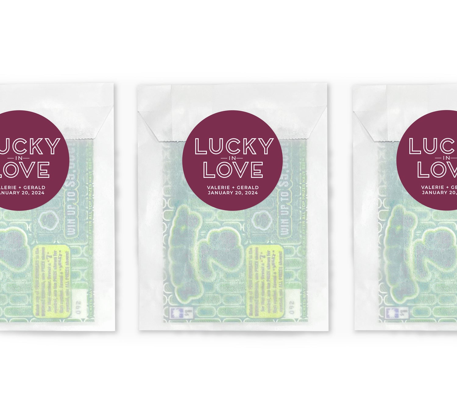 Lottery Envelopes – Lucky In Love