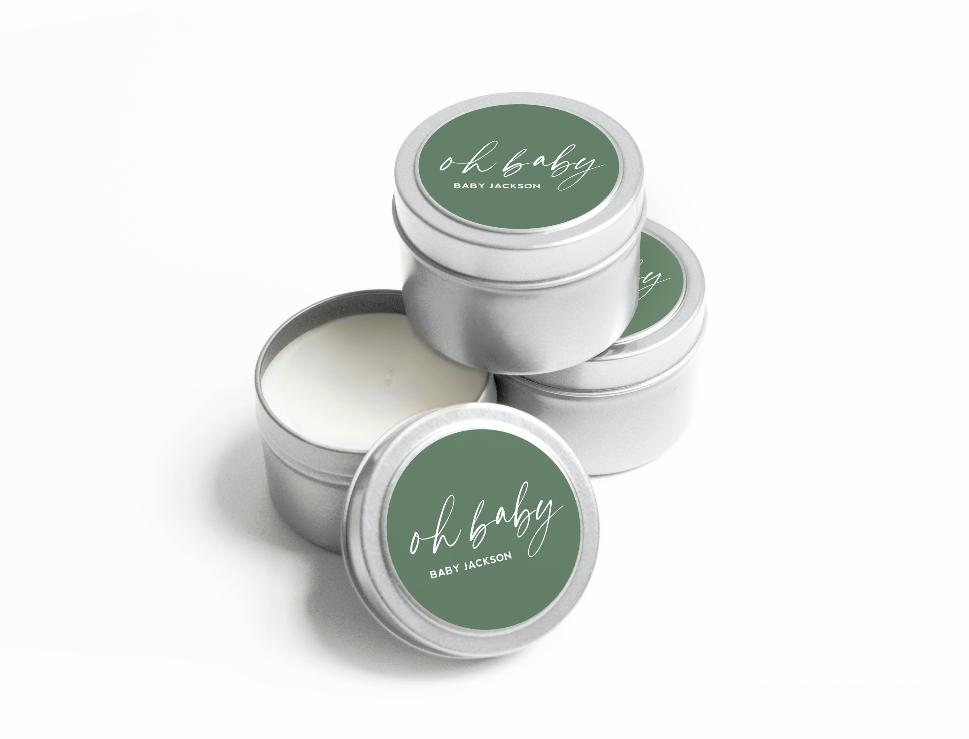 Candles – Oh Baby – Silver
