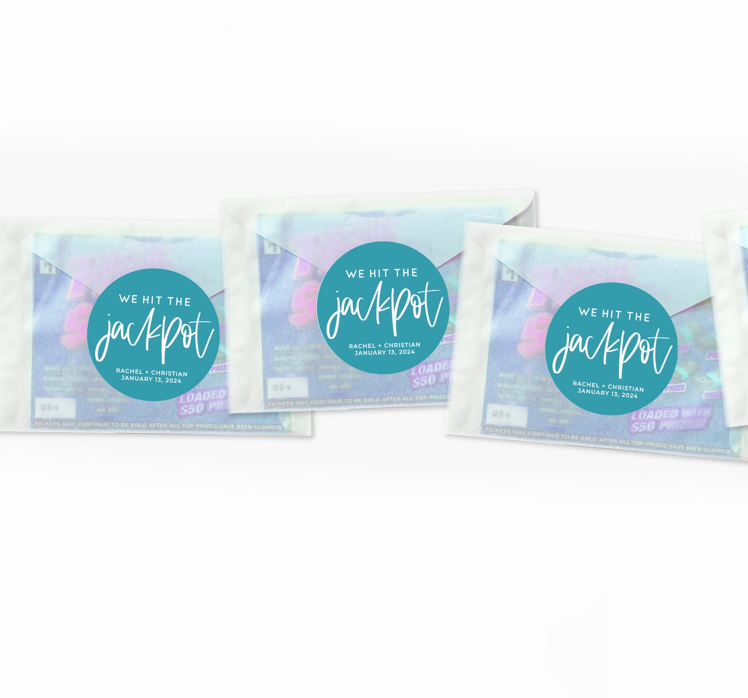 Lottery Envelopes – We Hit The Jackpot