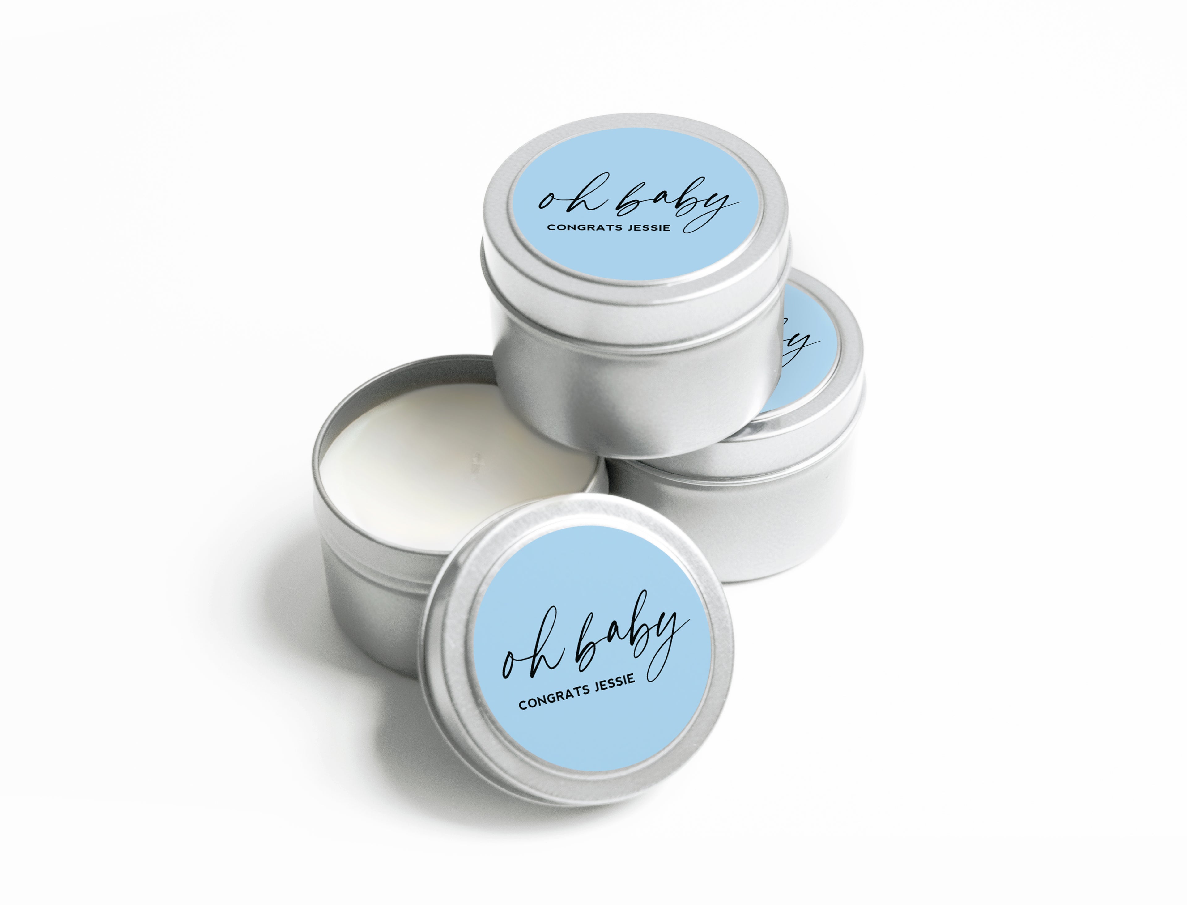 Candles – Oh Baby – Silver