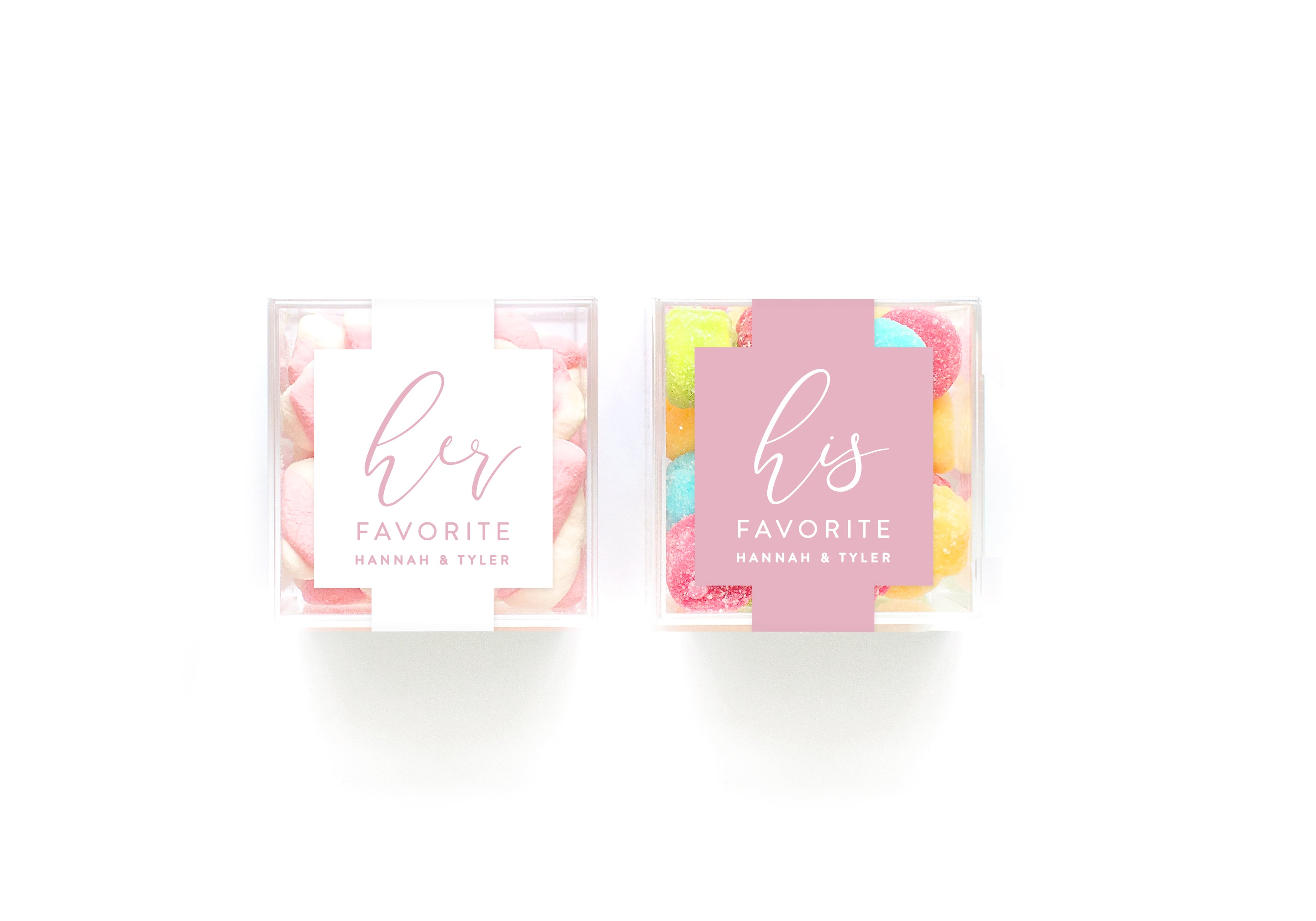 Clear Cubes – His & Hers