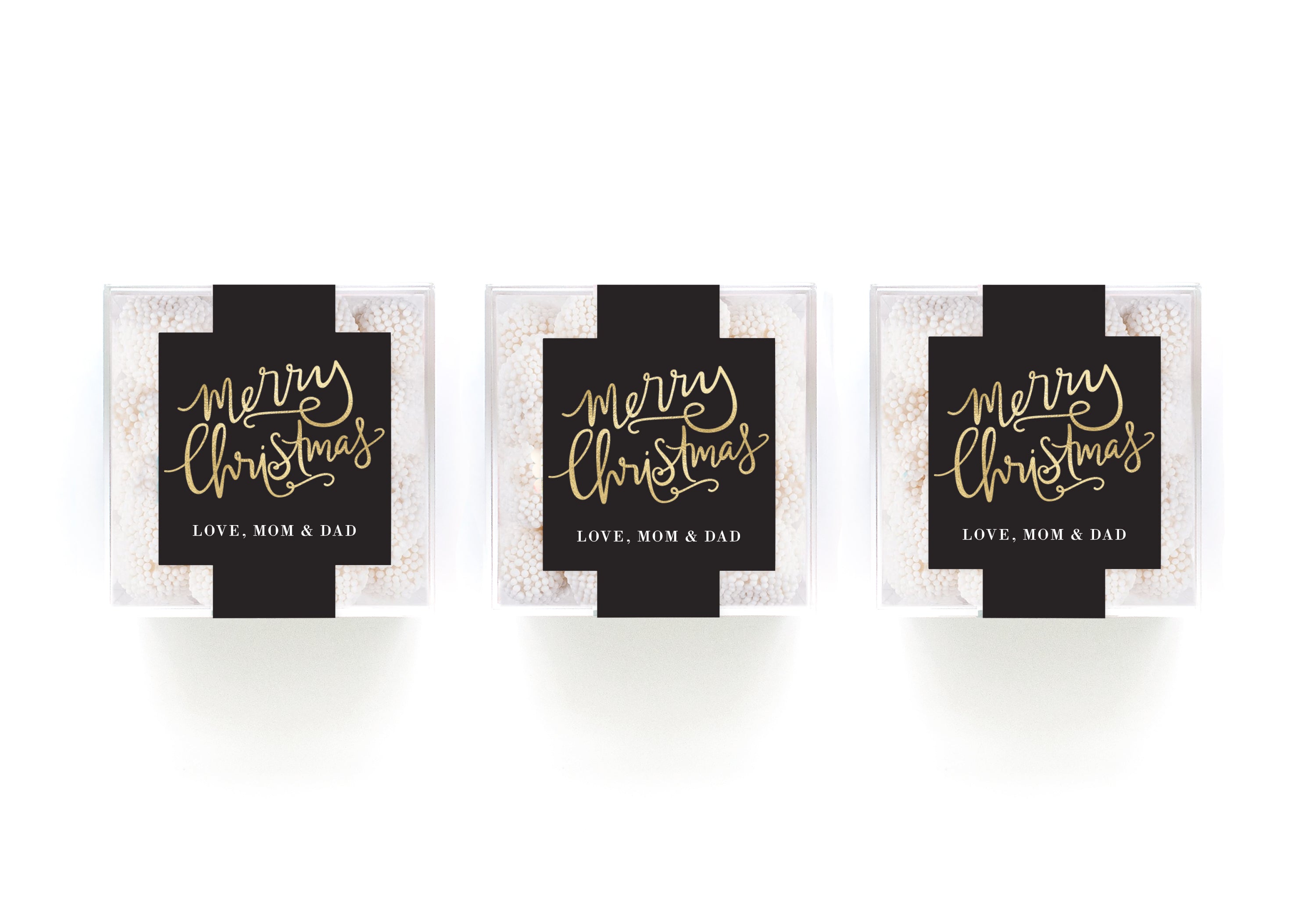 Clear Cubes – Elegant Black