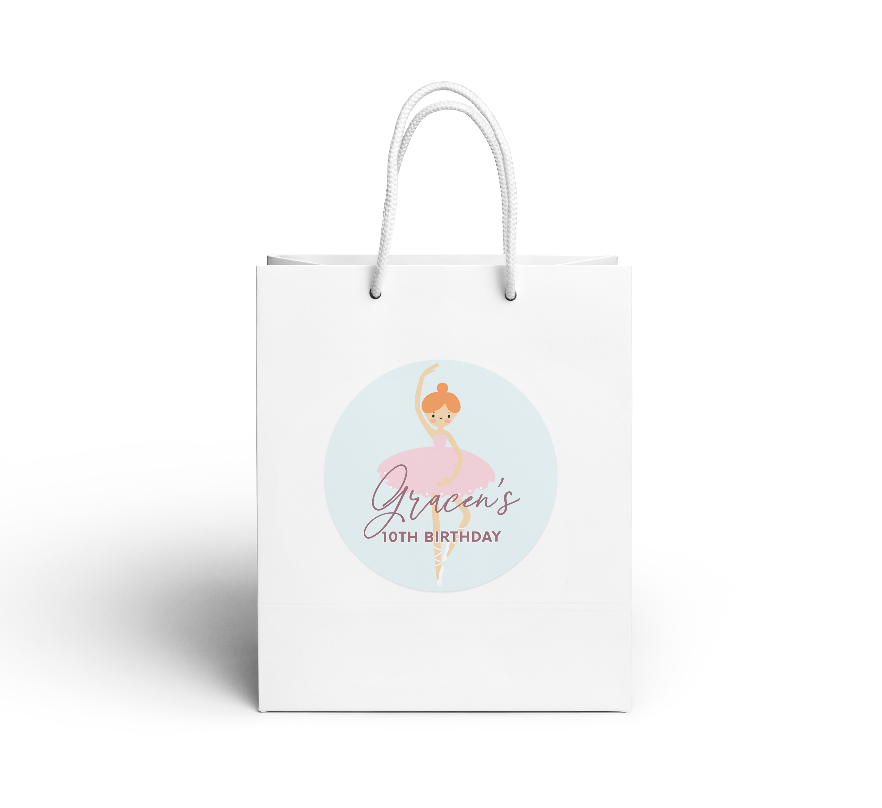 Gift Bag – Birthday Ballerina