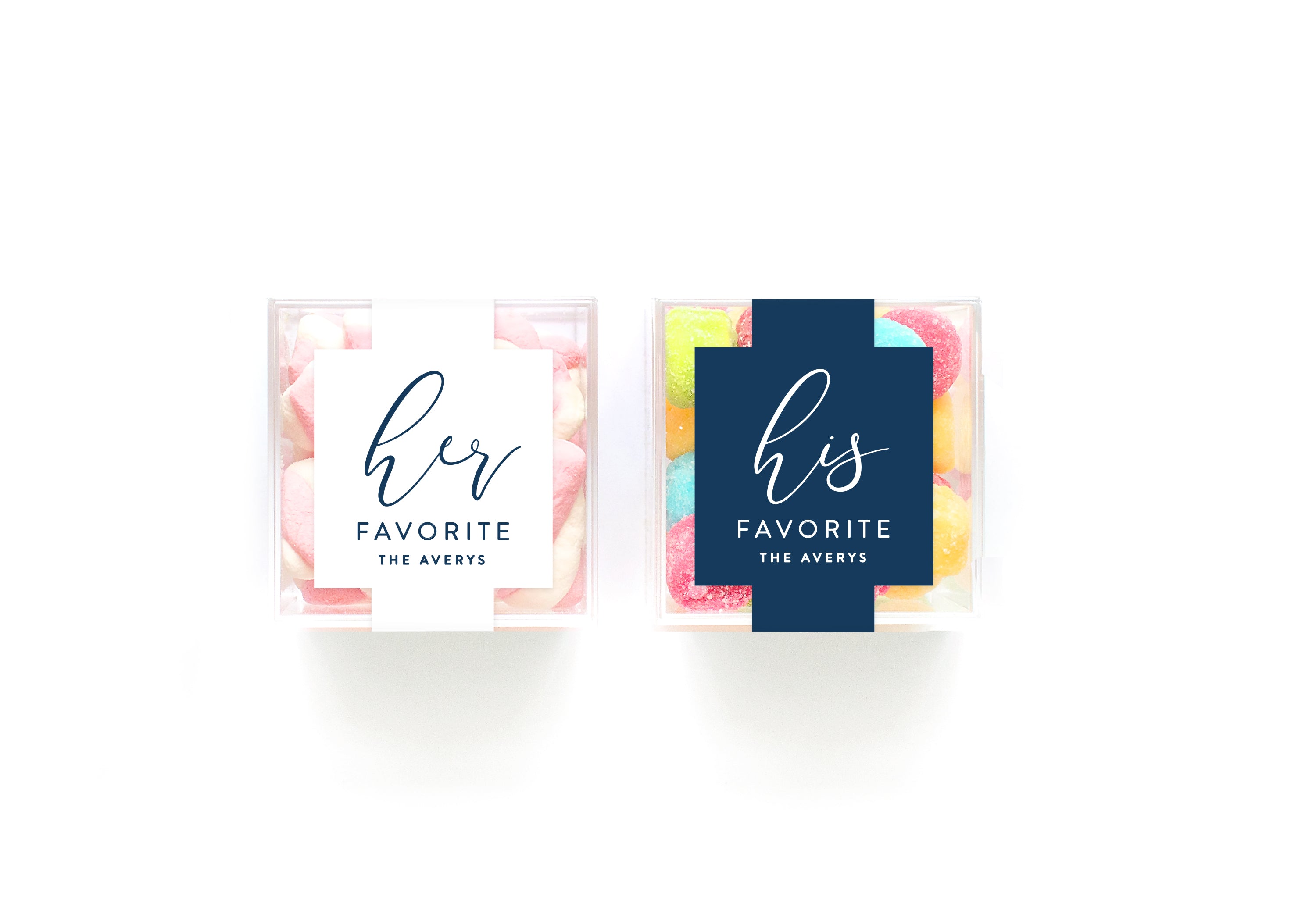 Clear Cubes – His & Hers